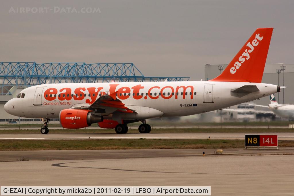 G-EZAI, 2006 Airbus A319-111 C/N 2735, Taxiing