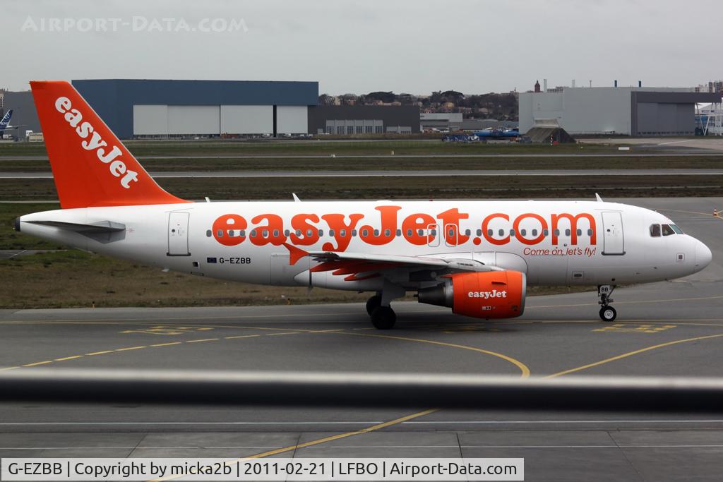G-EZBB, 2006 Airbus A319-111 C/N 2854, Taxiing