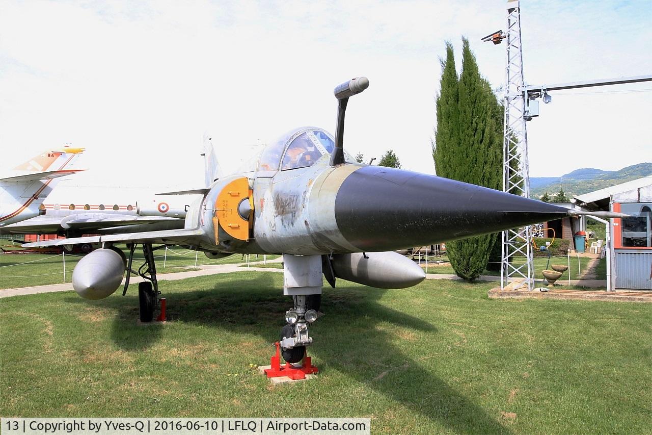 13, Dassault Mirage IIIEX C/N 467, Dassault Mirage IIIEX, Musée Européen de l'Aviation de Chasse, Montélimar-Ancône airfield (LFLQ)