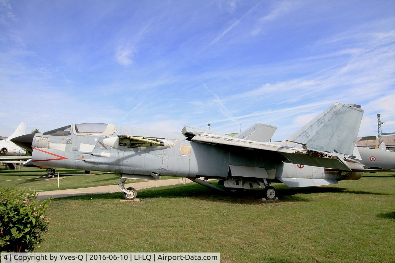 4, Vought F-8E(FN) Crusader C/N 1216, Vought F-8E(FN) Crusader, Musée Européen de l'Aviation de Chasse, Montélimar-Ancône airfield (LFLQ)