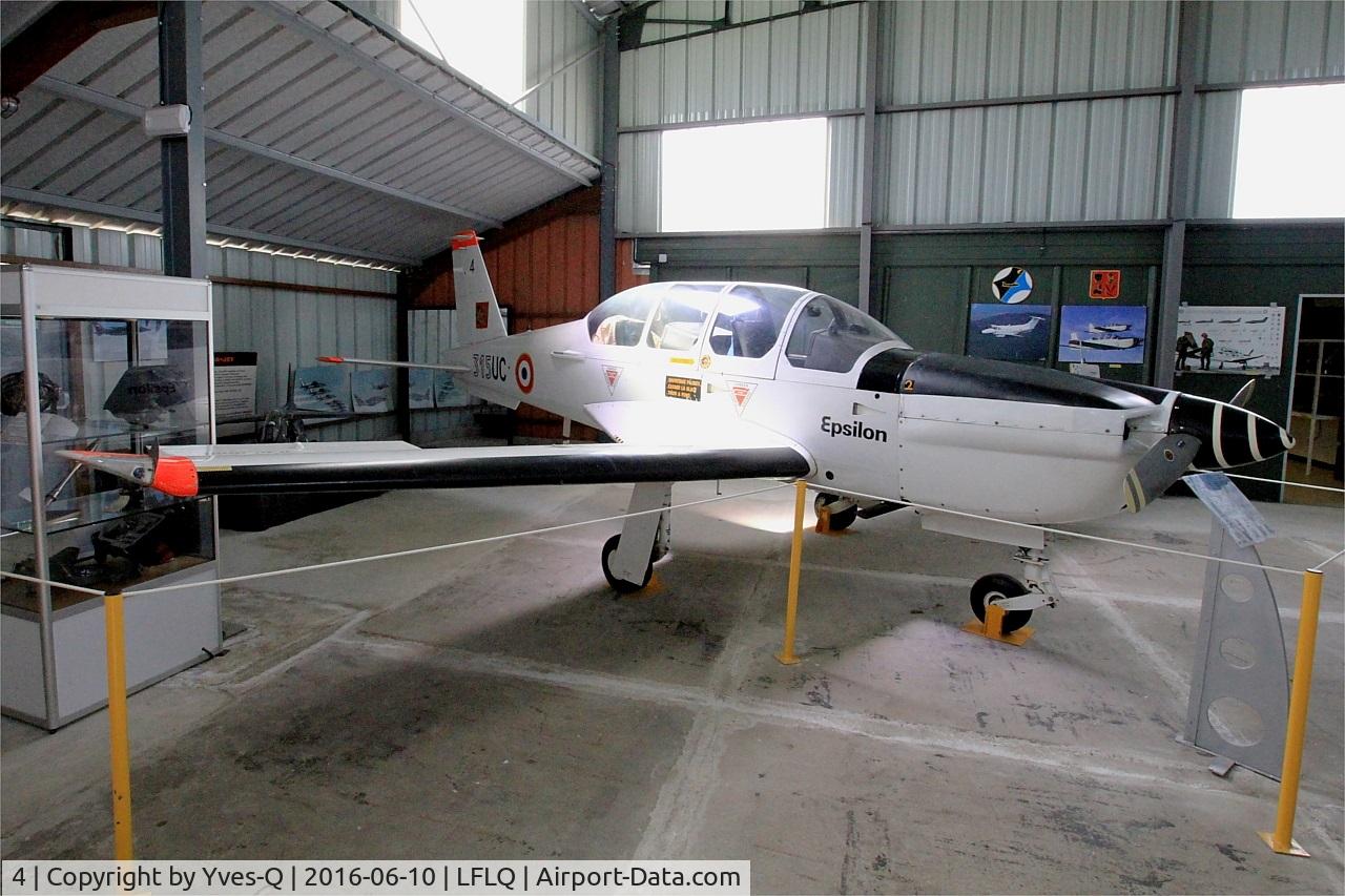 4, Socata TB-30 Epsilon C/N 4, Socata TB-30 Epsilon, Musée Européen de l'Aviation de Chasse, Montélimar-Ancône airfield (LFLQ)
