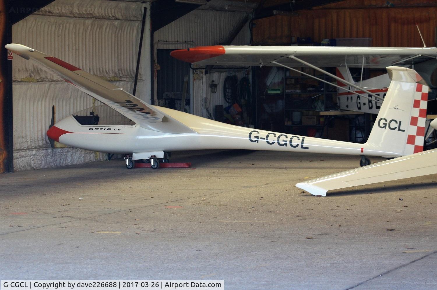 G-CGCL, 1976 Grob G-102 Astir CS C/N 1194, G CGCL at Southdowns Gliding Club nr Pulborough