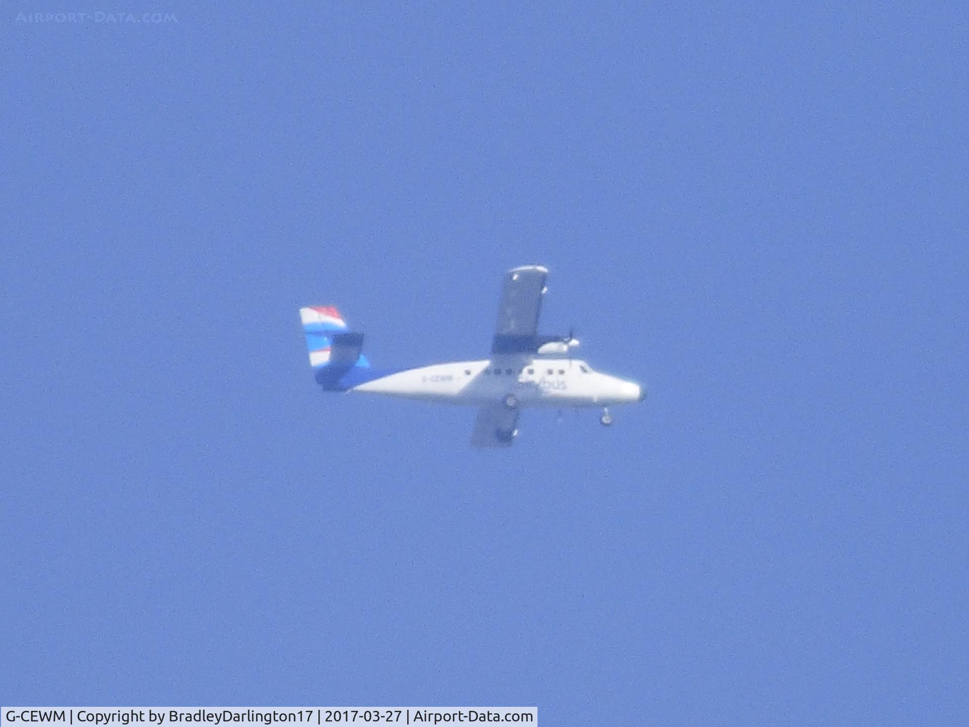 G-CEWM, 1979 De Havilland Canada DHC-6-300 Twin Otter C/N 656, Skybus route from NQU to Exeter