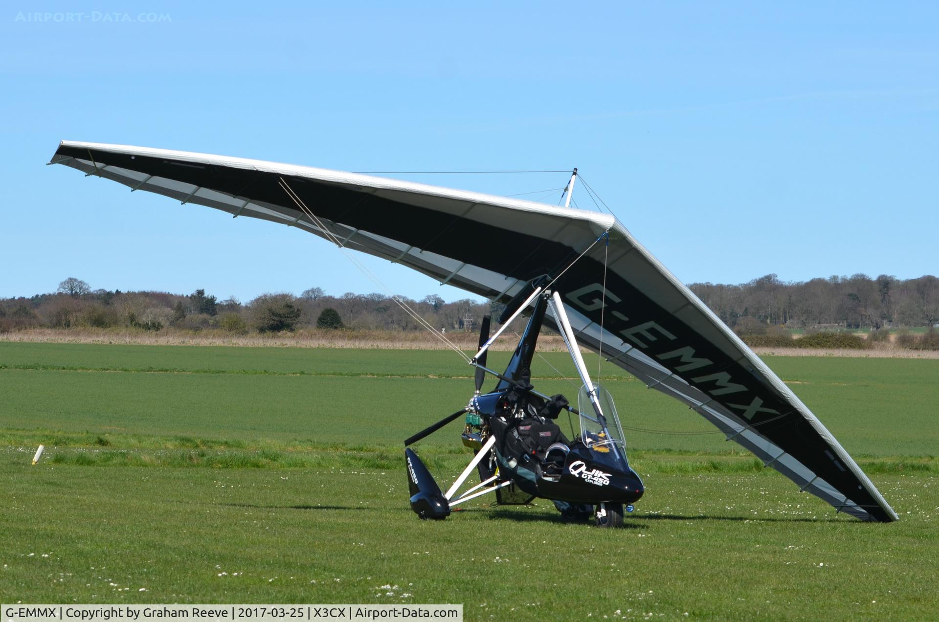 G-EMMX, 2015 P&M Aviation Quik GT450 C/N 8721, Parked at Northrepps.