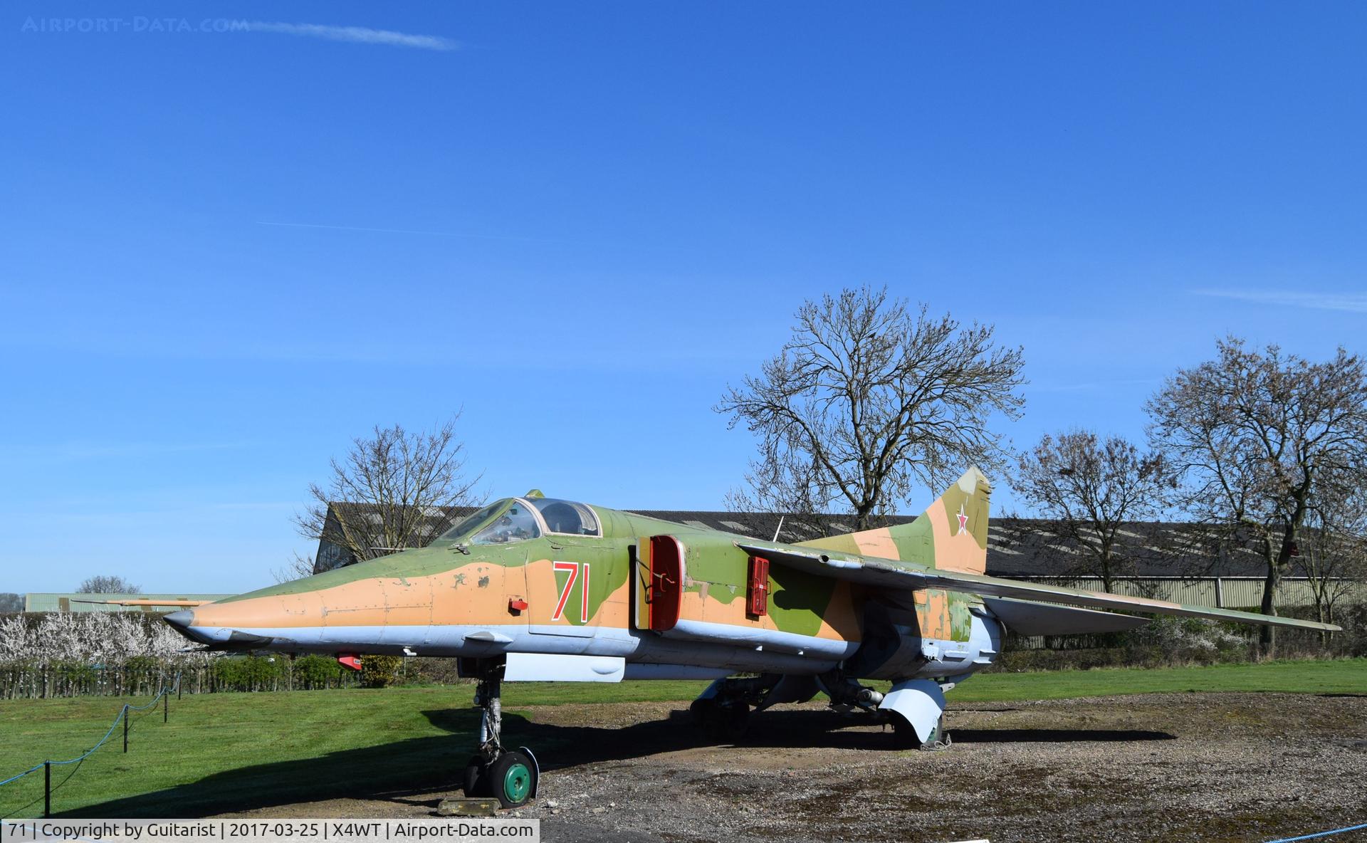 71, Mikoyan-Gurevich MiG-27K C/N 61912507006, At the Newark Air Museum