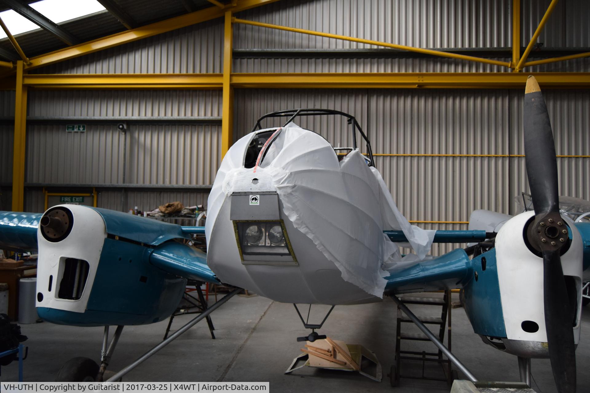 VH-UTH, 1935 General Aircraft Monospar ST-12 C/N ST12/36, At the Newark Air Museum