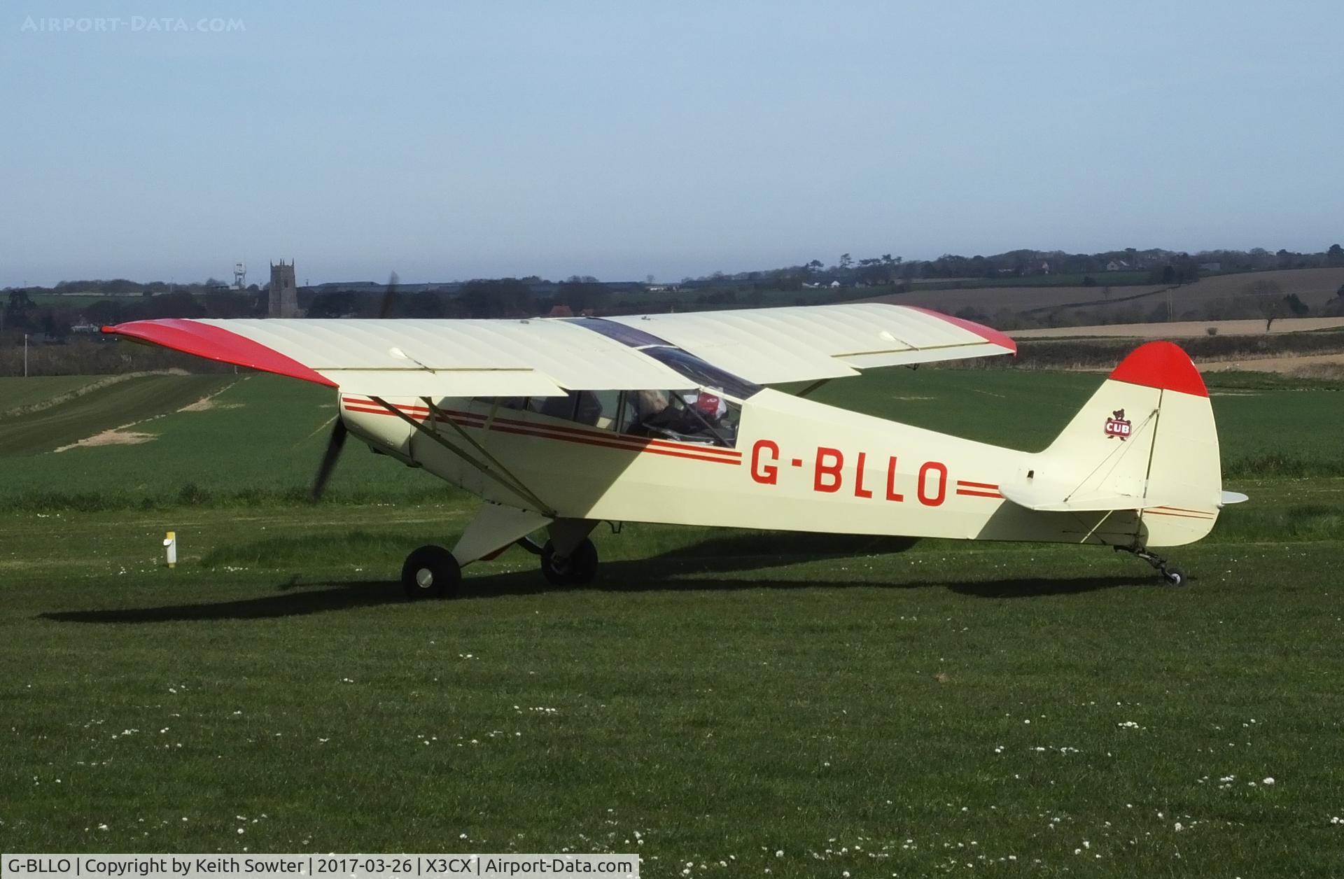 G-BLLO, 1953 Piper L-18C Super Cub (PA-18-95) C/N 18-3099, Visiting Northrepps