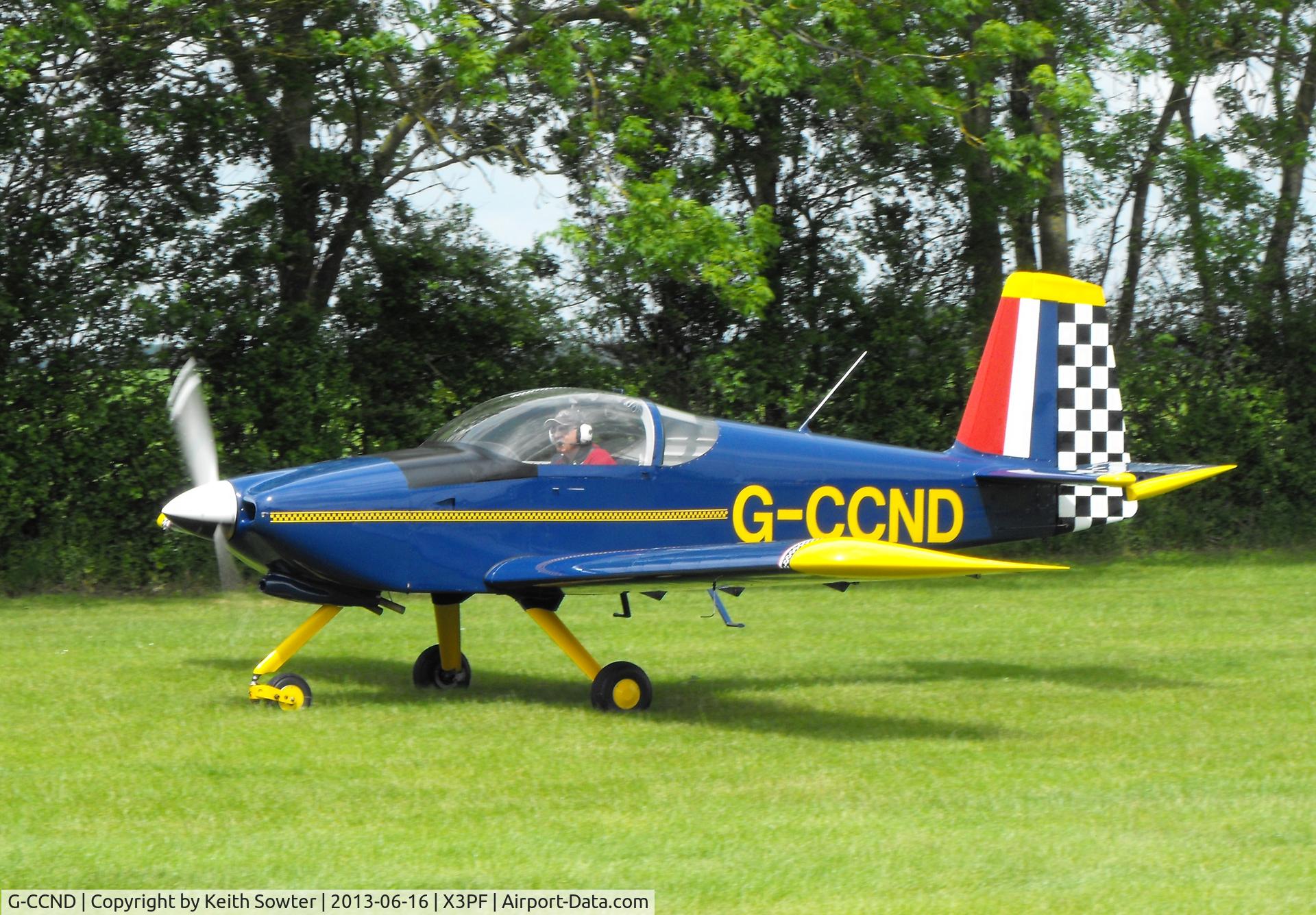 G-CCND, 2006 Vans RV-9A C/N PFA 320-14142, Viusiting from Hardwick