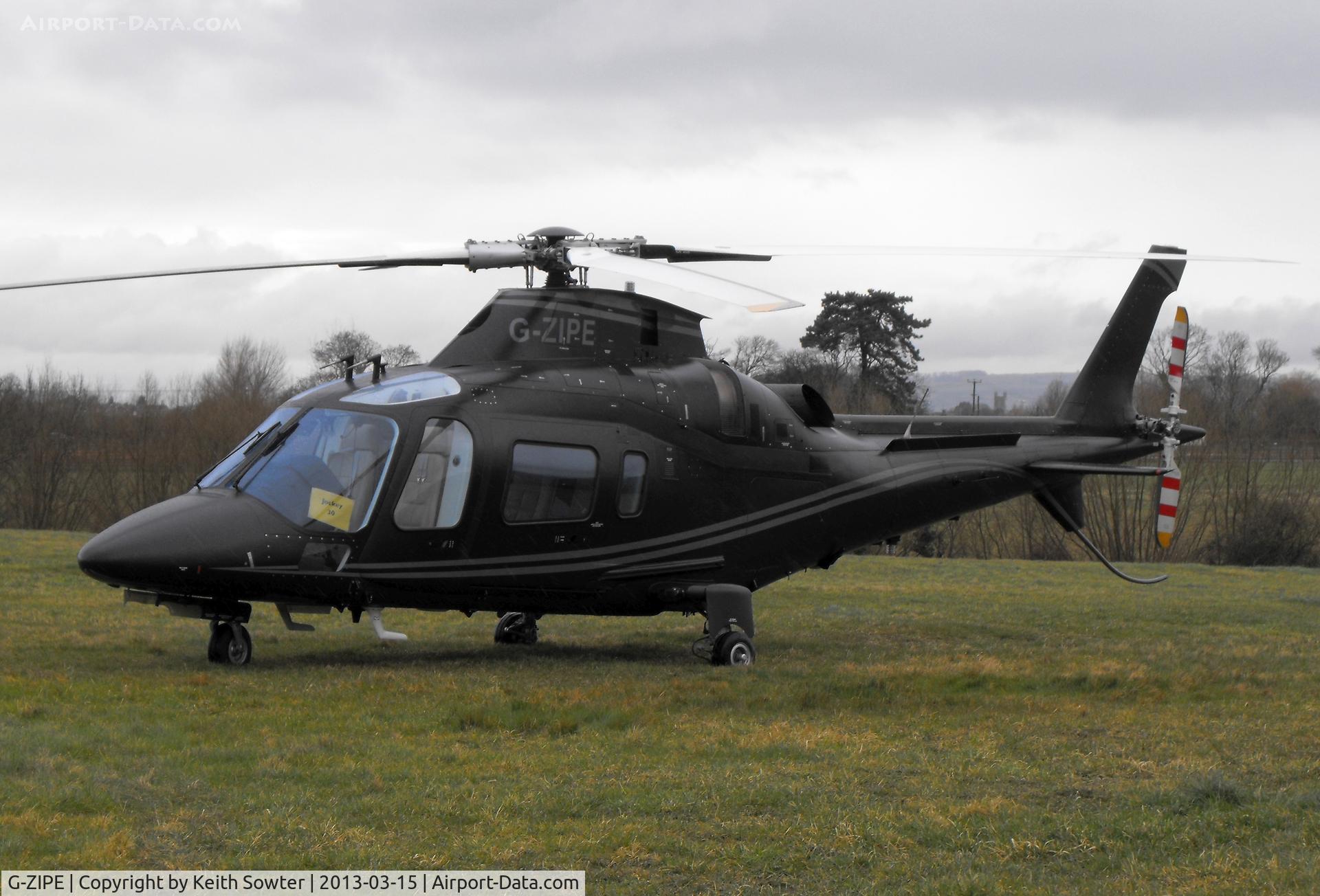 G-ZIPE, 2011 Agusta A-109E Power C/N 11798, Visiting Cheltenham Racecourse