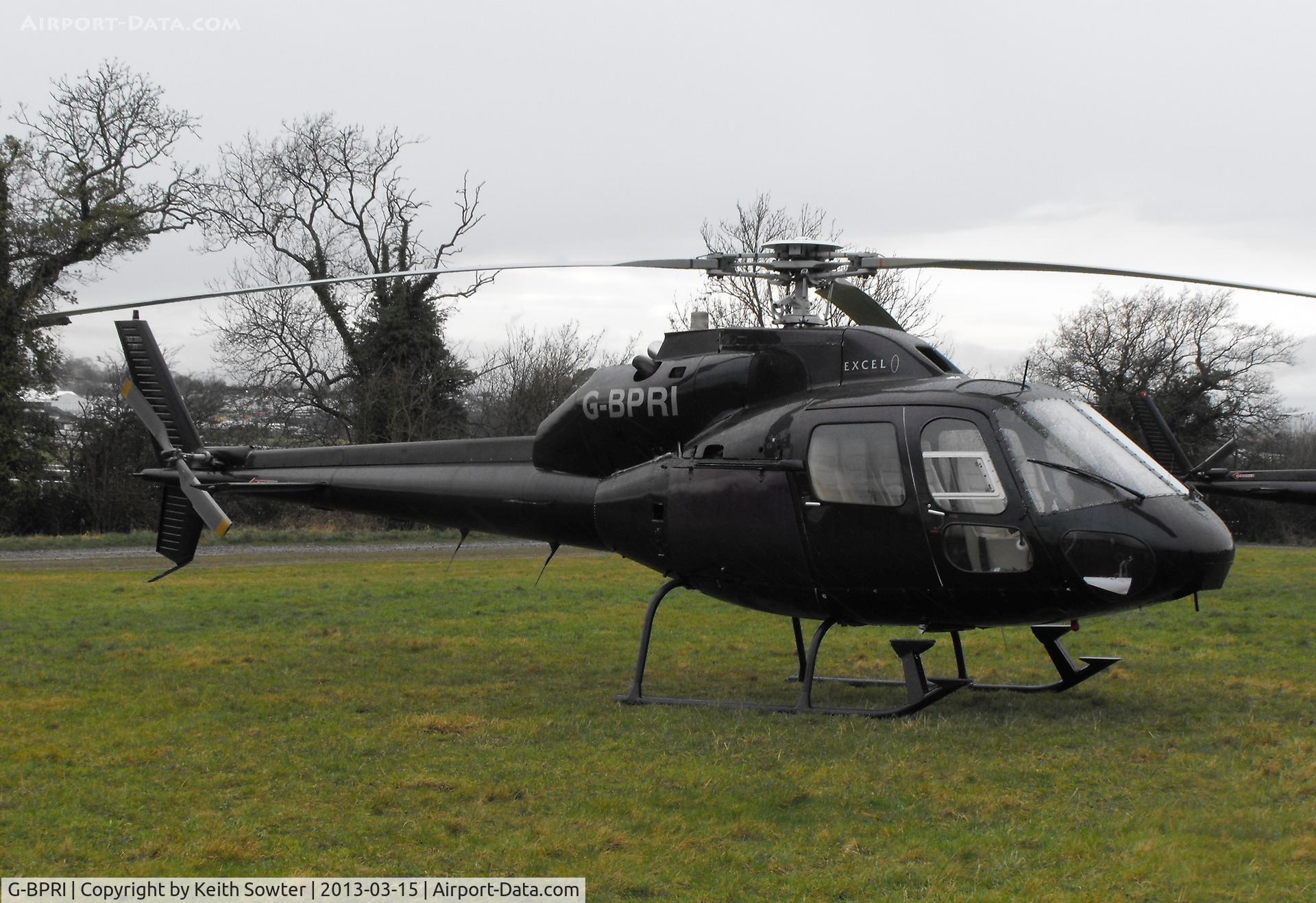 G-BPRI, 1982 Aerospatiale AS-355F-1 Twin Squirrel C/N 5181, Visiting Cheltenham Racecourse