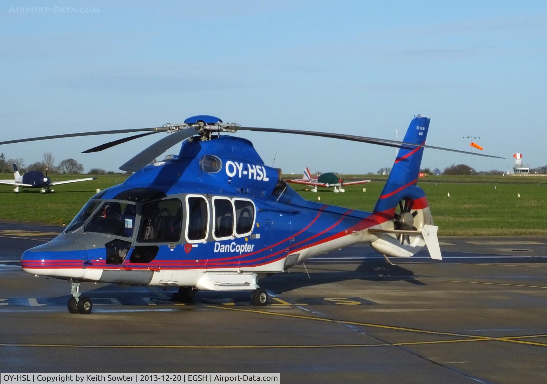 OY-HSL, 2003 Eurocopter EC-155B-1 C/N 6658, Based aircraft