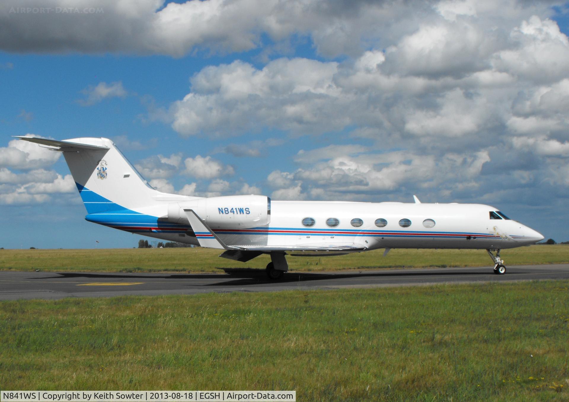 N841WS, 2007 Gulfstream Aerospace GIV-X (G450) C/N 4099, Visiting Aircraft