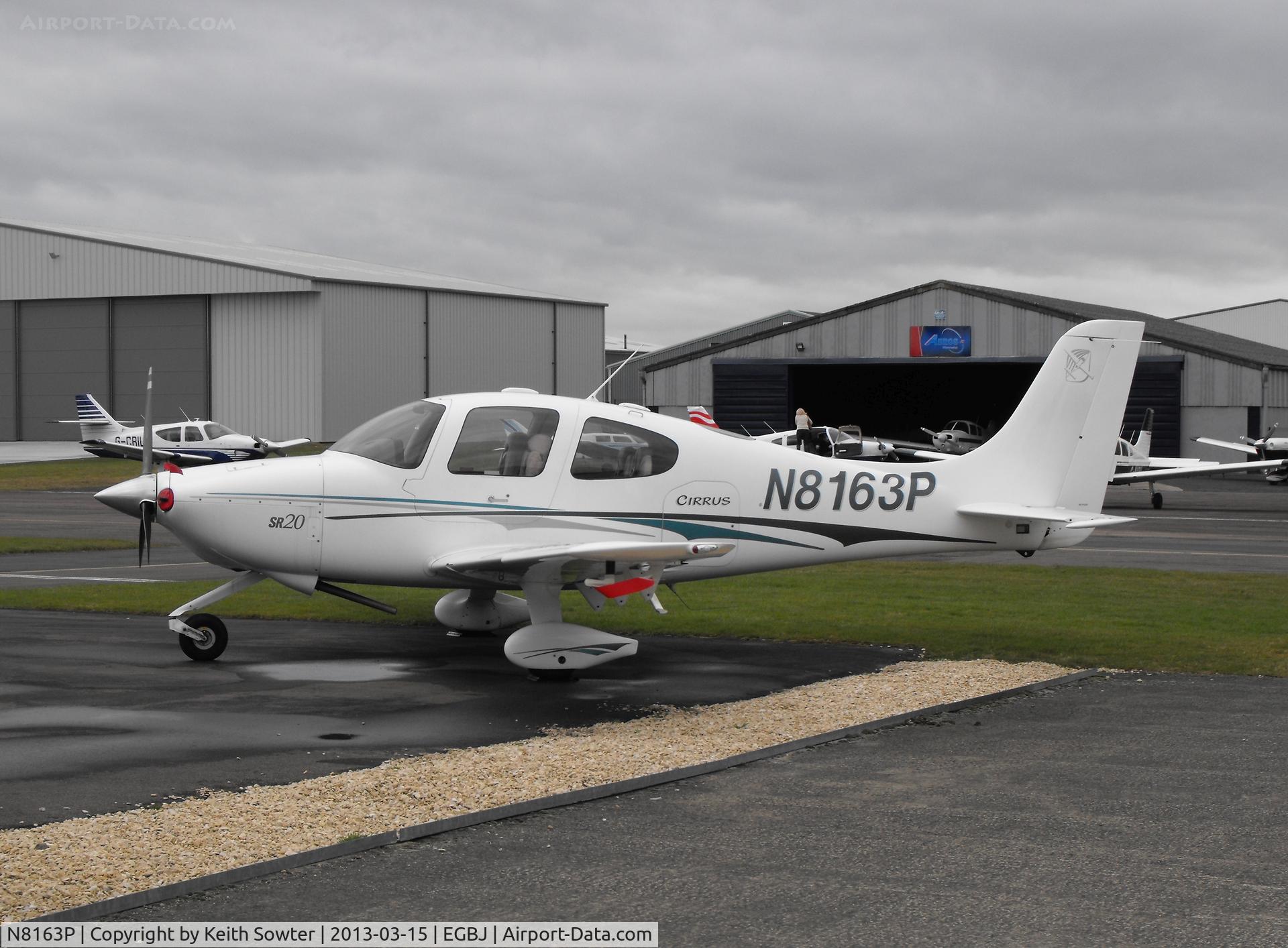 N8163P, 2004 Cirrus SR20 C/N 1391, At Staverton Airfield
