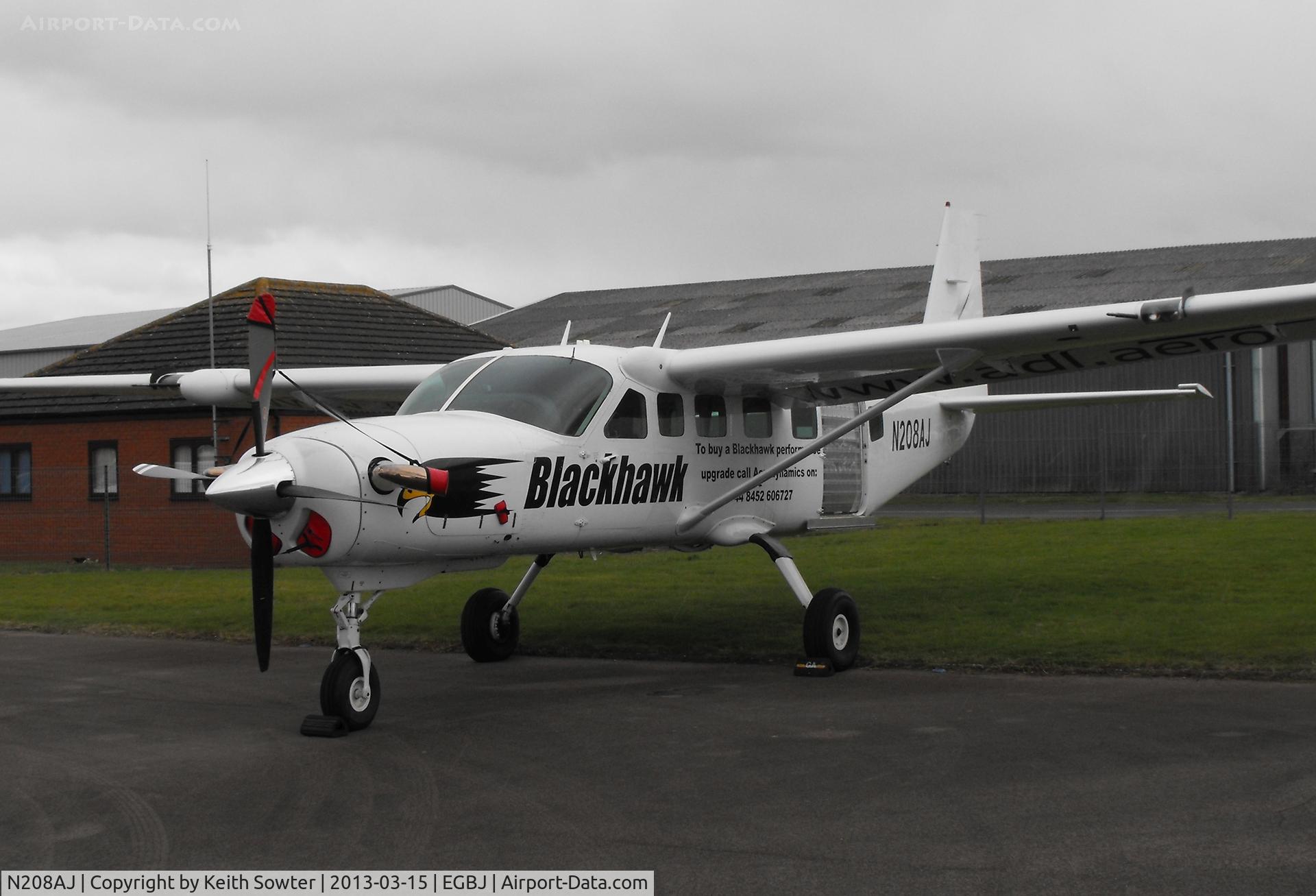 N208AJ, 2004 Cessna 208B Grand Caravan C/N 208B-1059, At Staverton Airfield