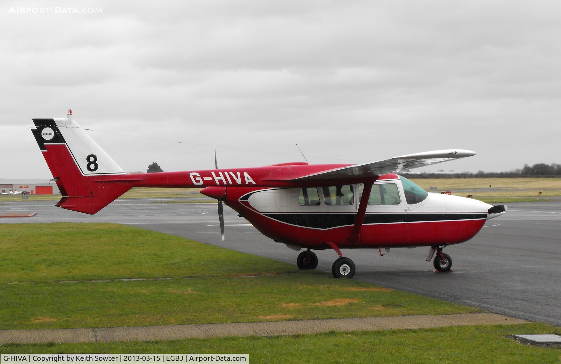G-HIVA, 1966 Cessna 337A Super Skymaster C/N 337-0429, At Staverton Airfield