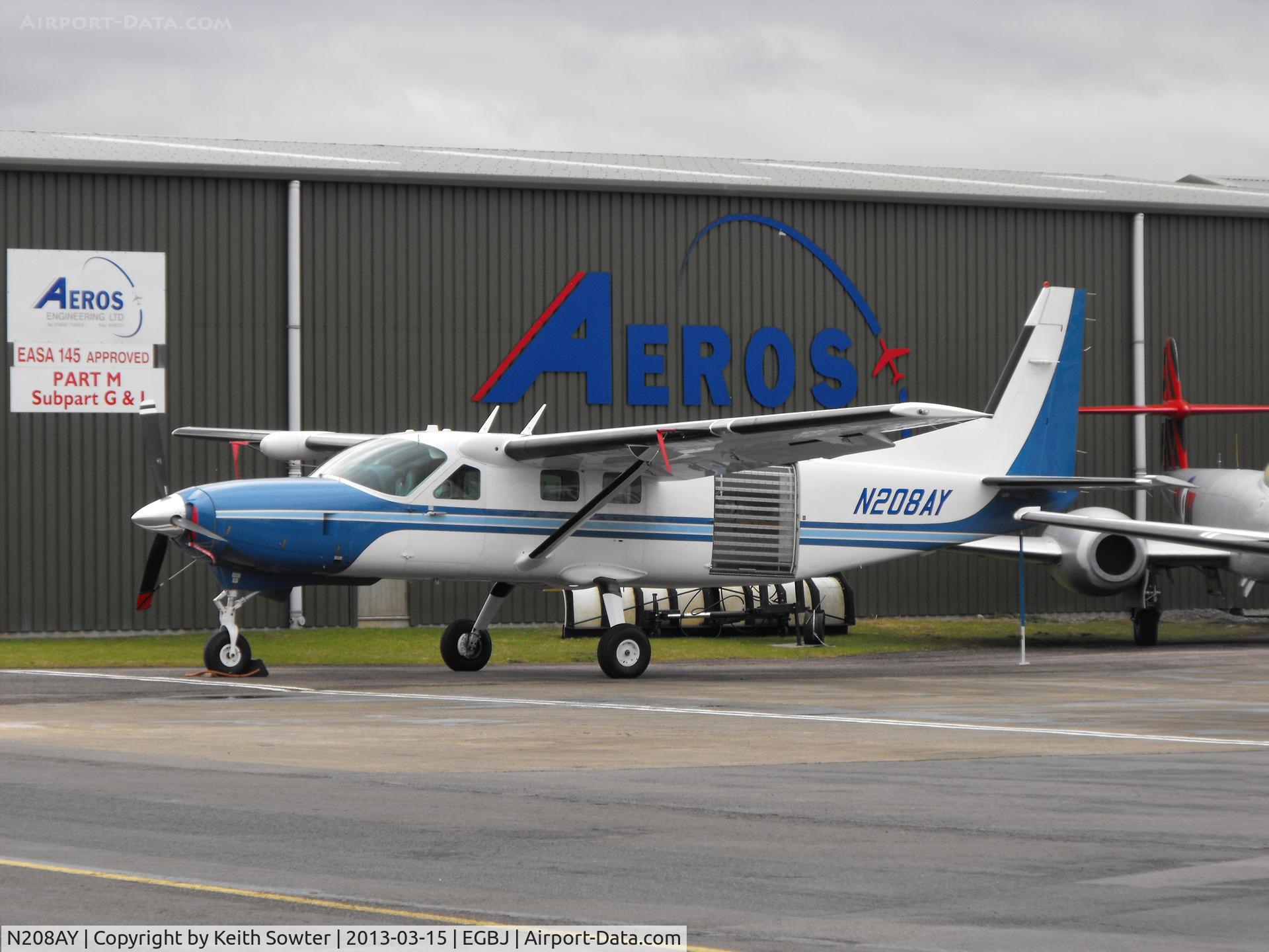 N208AY, 2005 Cessna 208B Grand Caravan C/N 208B1146, At Staverton Airfield