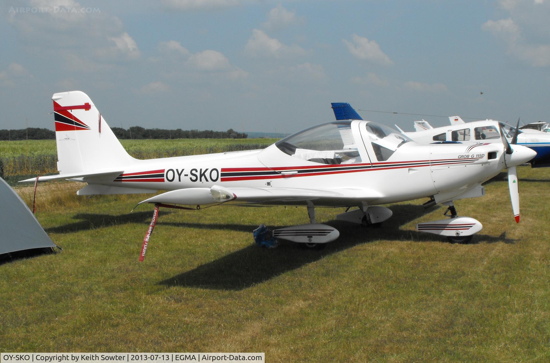 OY-SKO, 1995 Grob G-115D-2 C/N 82052, Visiting aircaft