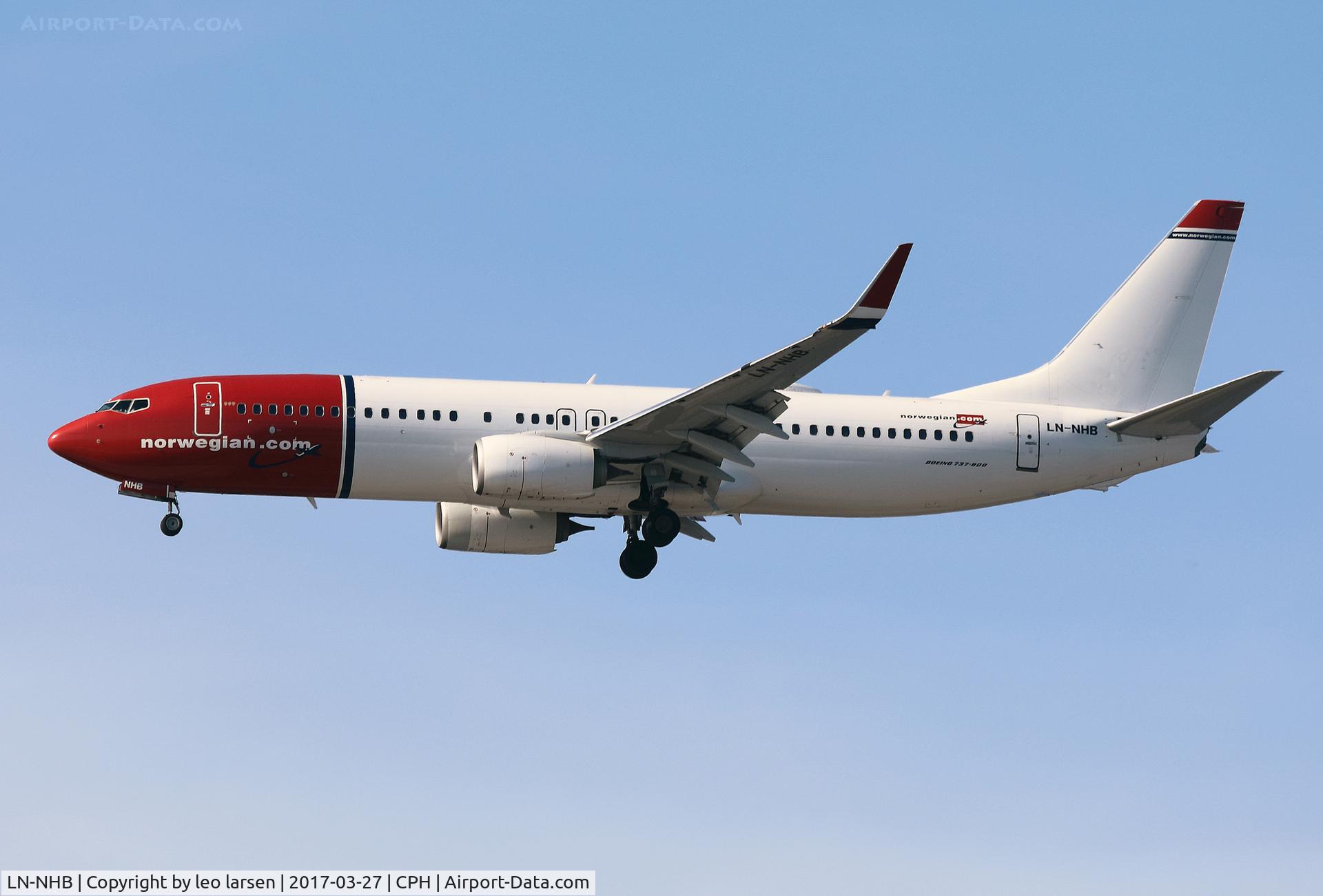 LN-NHB, 2014 Boeing 737-8JP C/N 41134, Copenhagen 27.3.2017