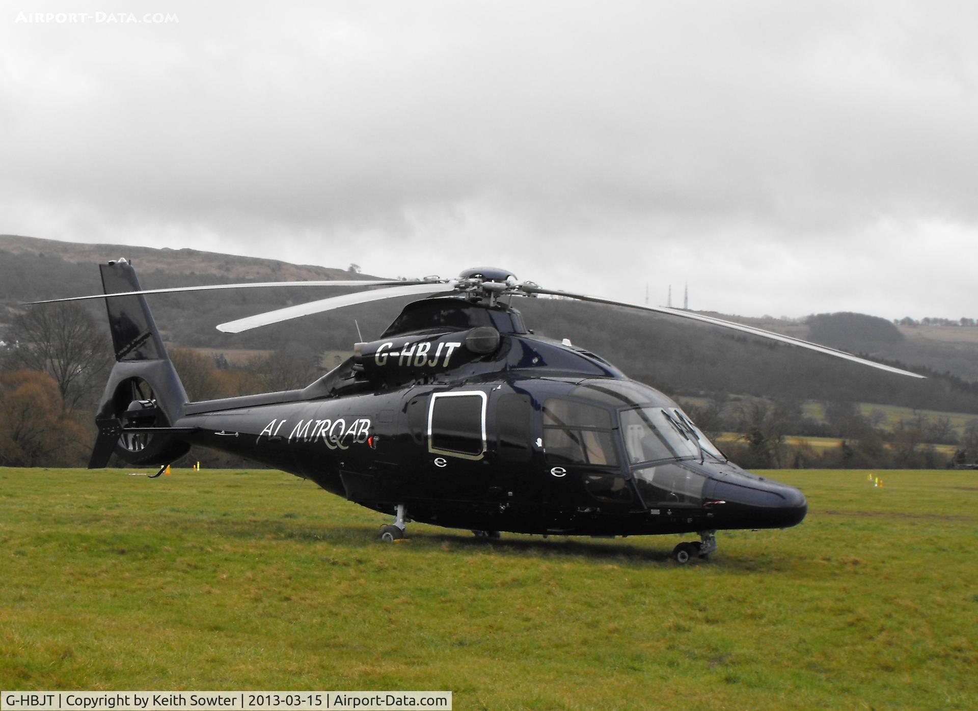 G-HBJT, 2008 Eurocopter EC-155B-1 C/N 6807, Visiting Cheltenham Racecourse