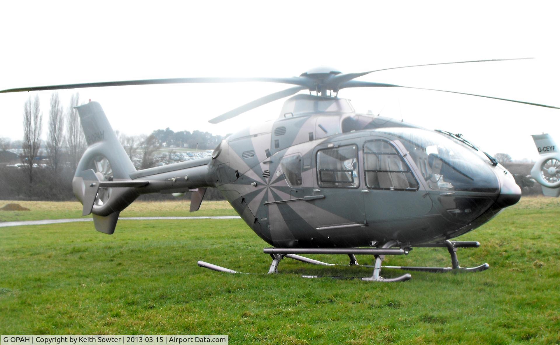 G-OPAH, 2007 Eurocopter EC-135T-2+ C/N 0635, Visiting Cheltenham Racecourse