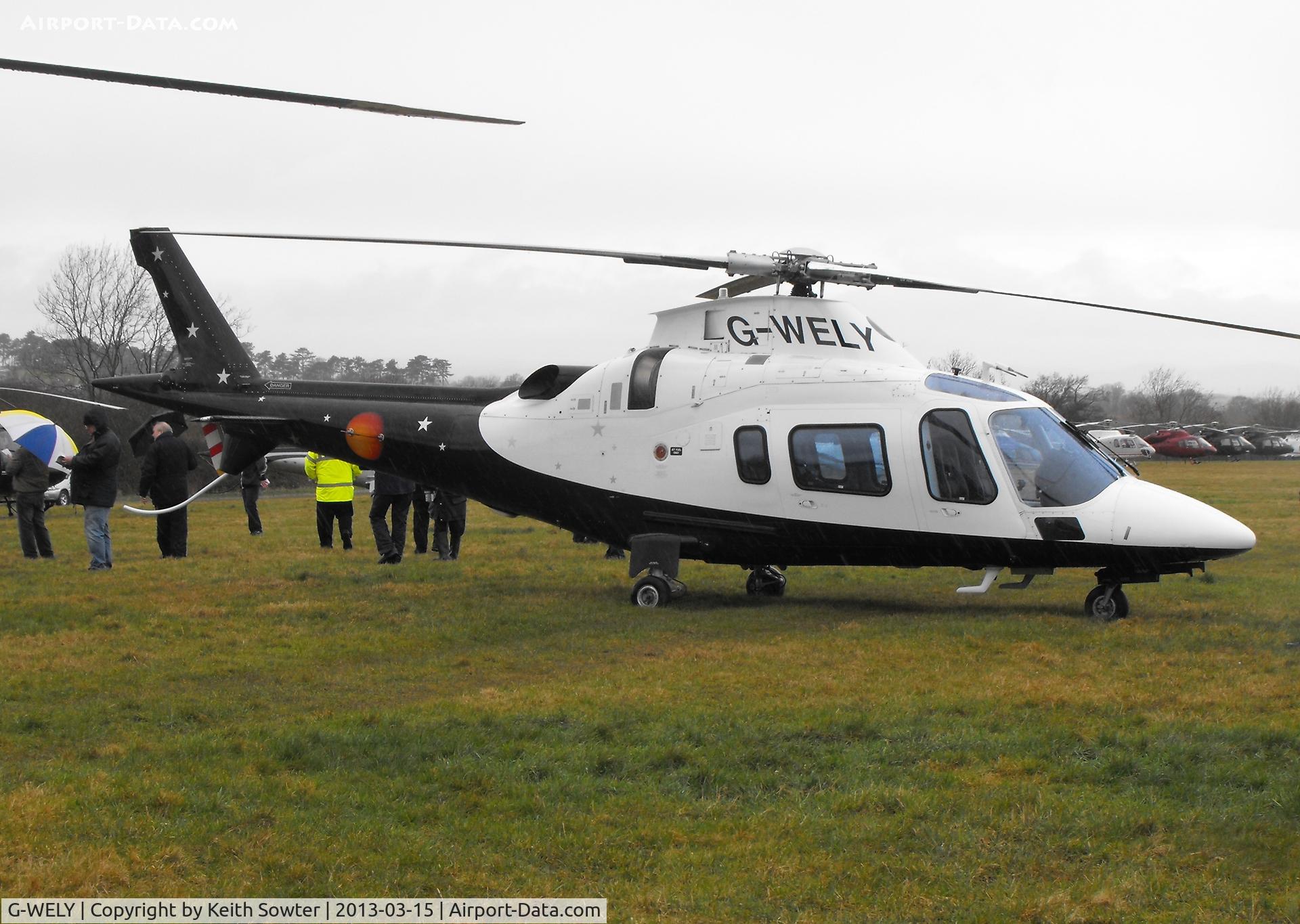 G-WELY, 2007 Agusta A-109E Power C/N 11710, Visiting Cheltenham Racecourse