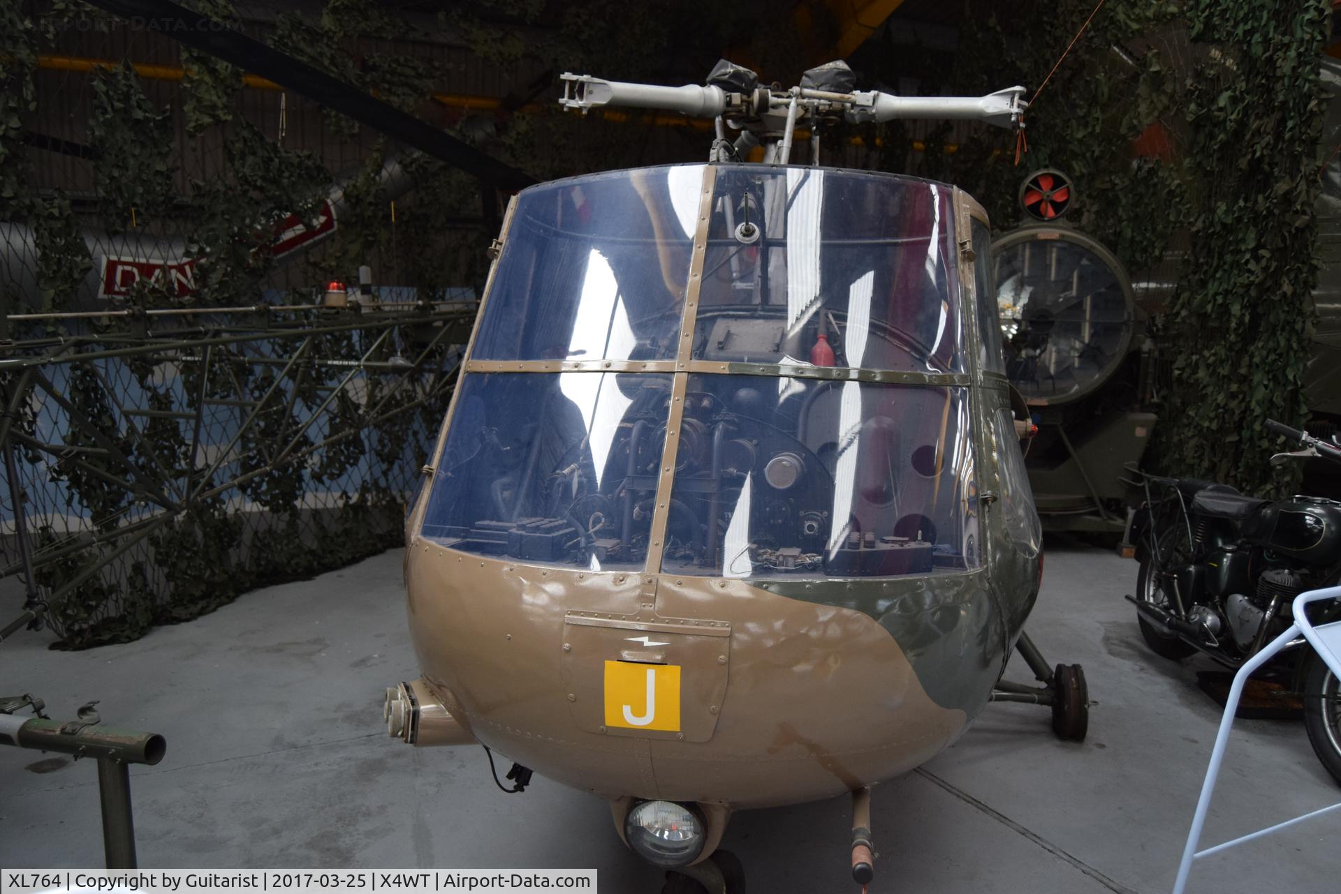 XL764, 1958 Saunders-Roe Skeeter AOP.12 C/N S2/5076, At the Newark Air Museum