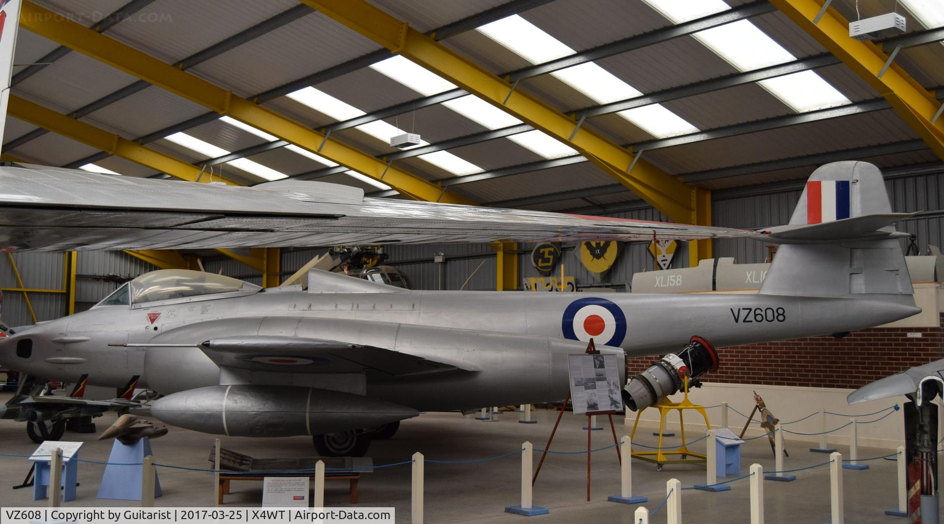 VZ608, Gloster Meteor FR.9 (Mod) C/N Not found VZ608, At the Newark Air Museum