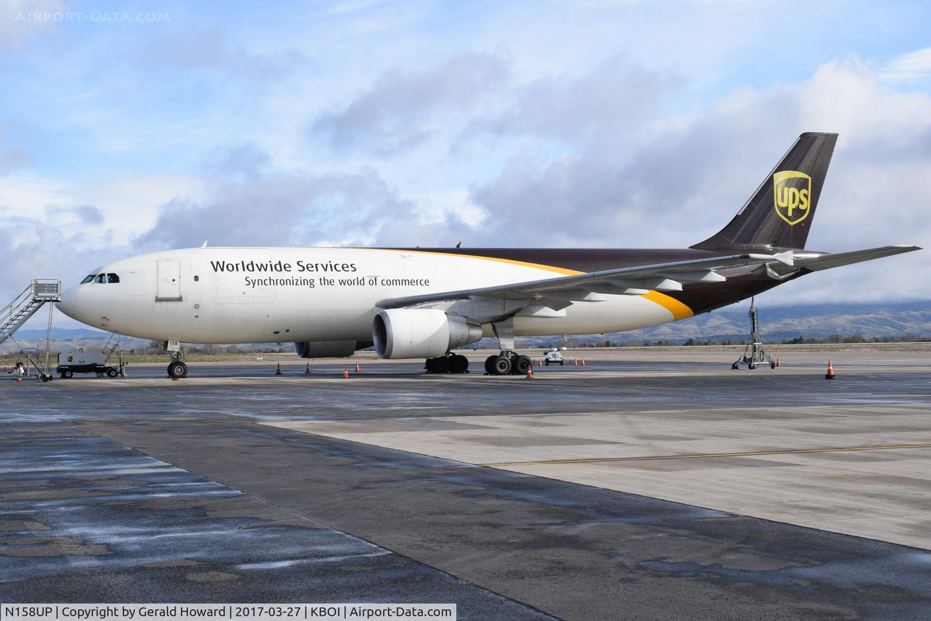 N158UP, 2004 Airbus A300F4-622R C/N 0847, Parked on the UPS ramp.