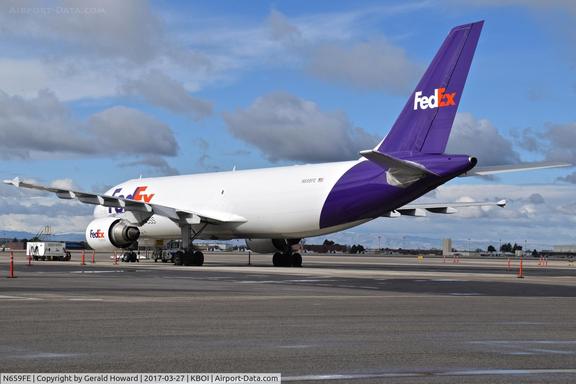 N659FE, 1995 Airbus A300F4-605R C/N 757, Parked on the FedEx ramp.