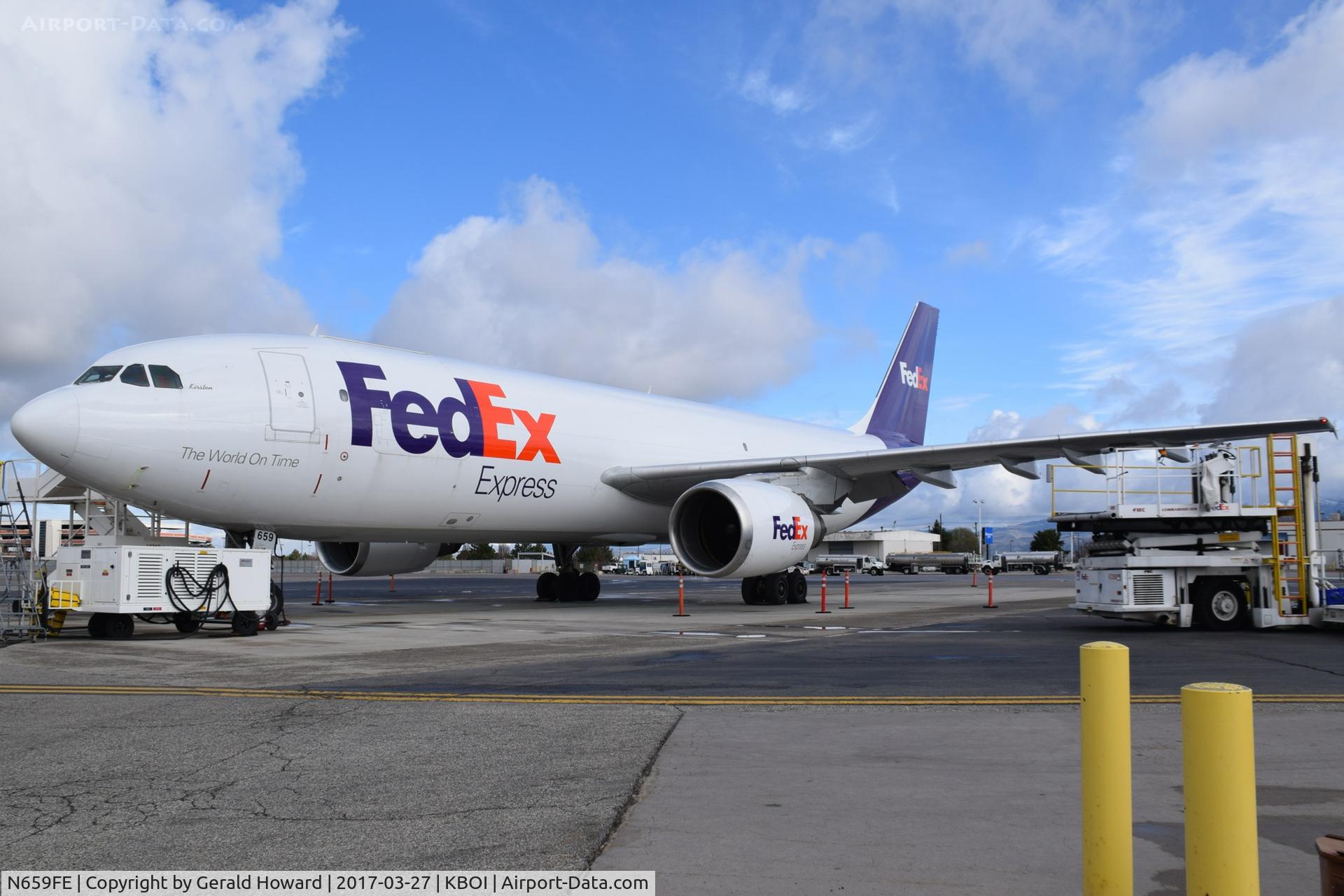 N659FE, 1995 Airbus A300F4-605R C/N 757, Parked on the FedEx ramp.