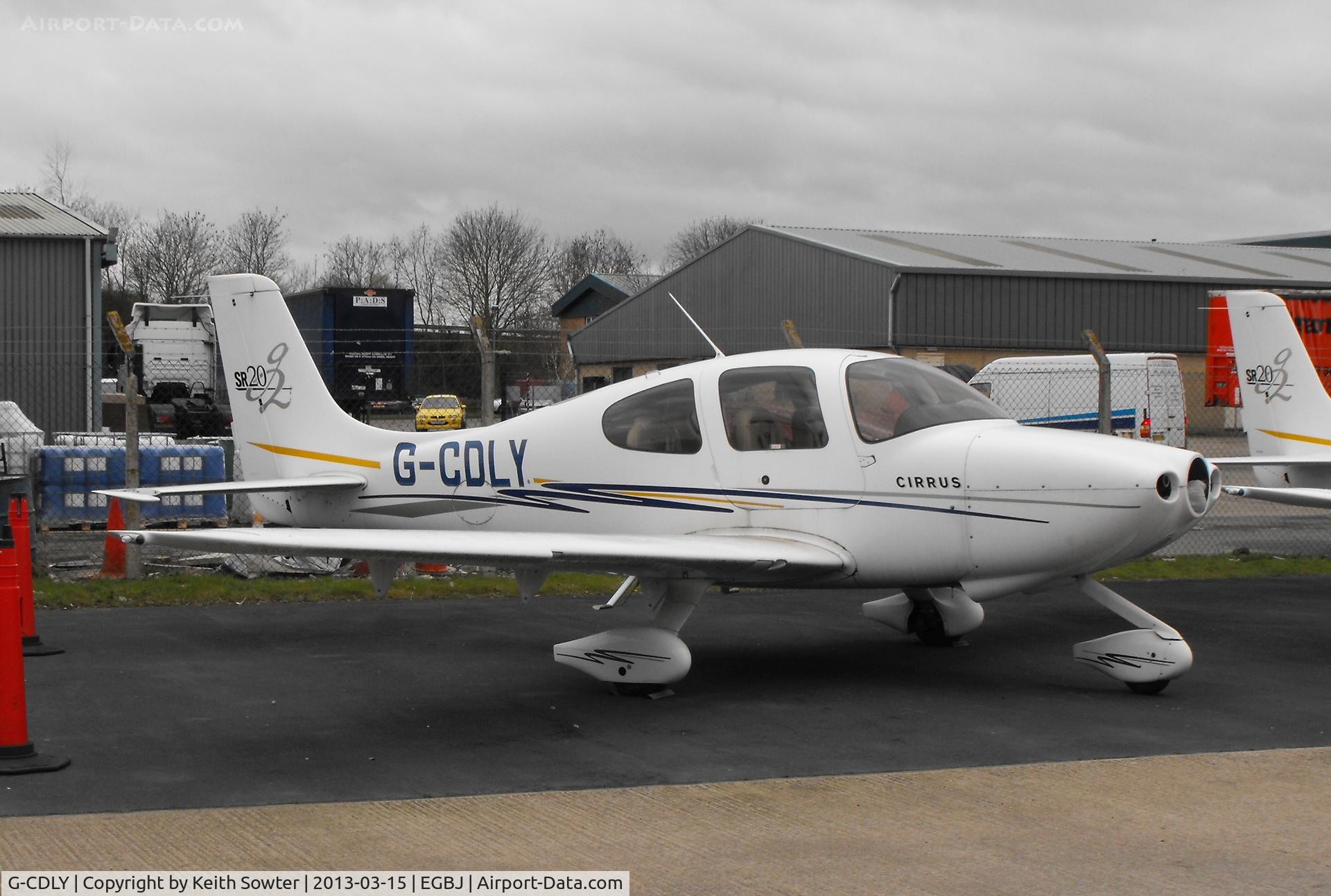 G-CDLY, 2005 Cirrus SR20 G2 C/N 1519, Staverton airfield