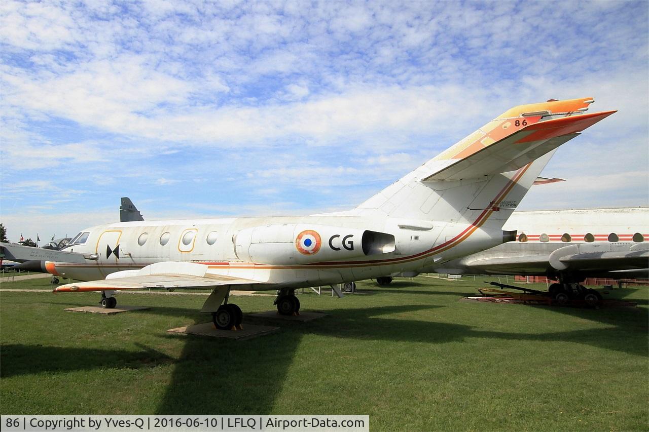 86, 1967 Dassault Falcon (Mystere) 20C C/N 86, Dassault Falcon (Mystere) 20C, Musée Européen de l'Aviation de Chasse at Montélimar-Ancône airfield (LFLQ)