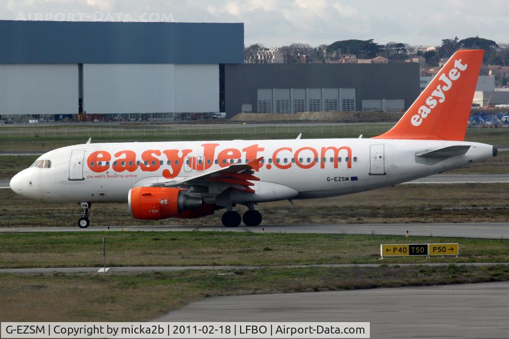 G-EZSM, 2003 Airbus A319-111 C/N 2062, Taxiing