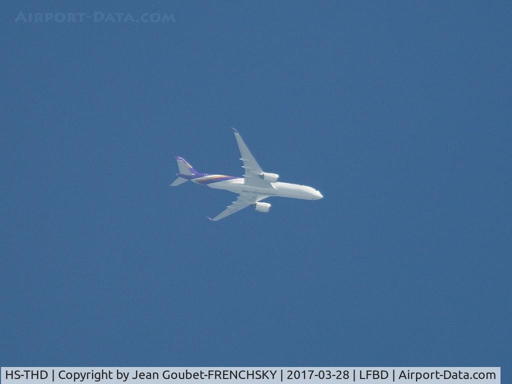 HS-THD, 2016 Airbus A350-941 C/N 095, AIB01NZ Airbus test flight, Thai Airways