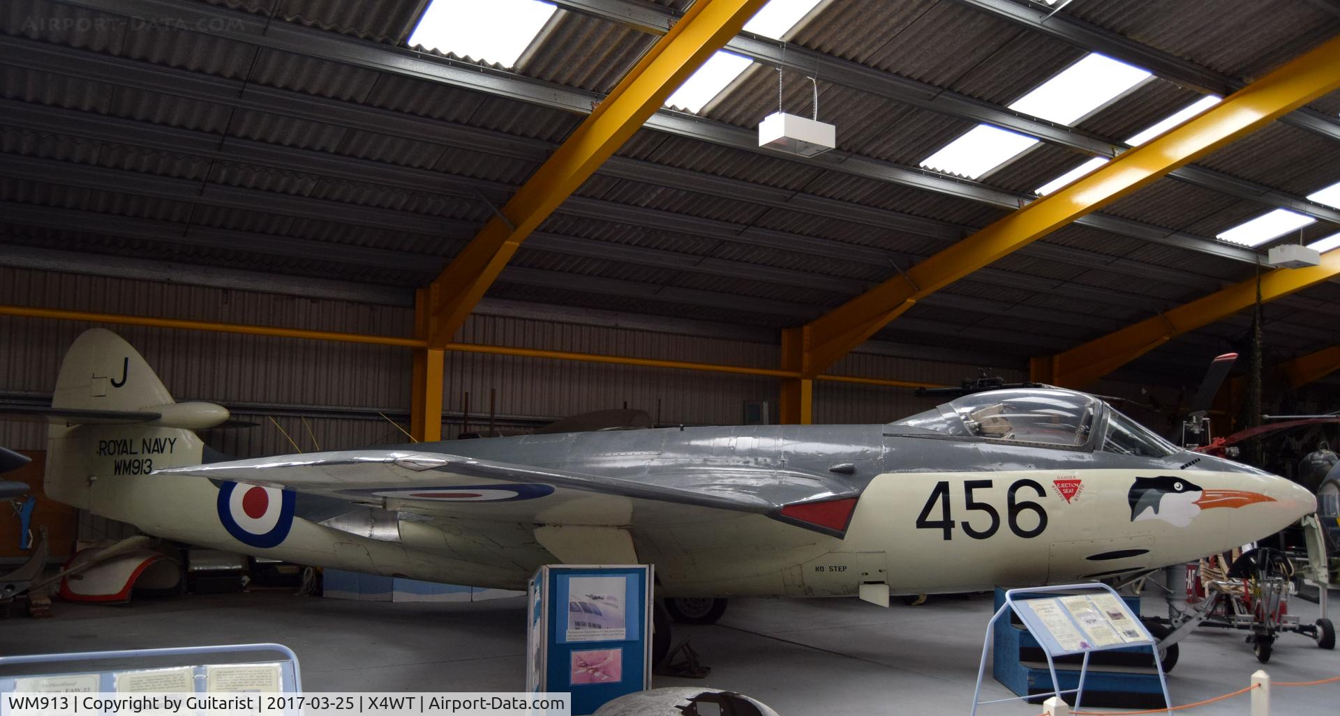 WM913, Hawker Sea Hawk FB.3 C/N 5965, At the Newark Air Museum