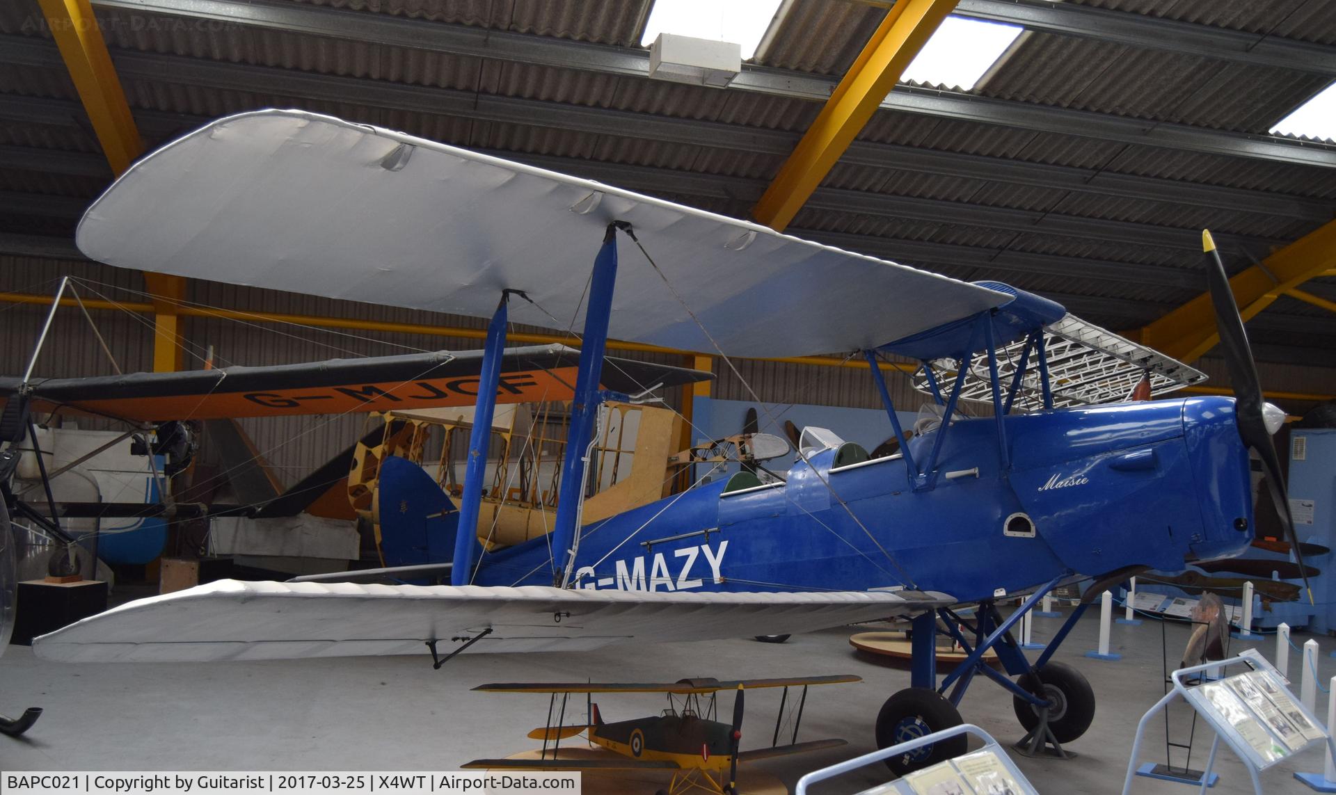 BAPC021, De Havilland DH-82A Tiger Moth II C/N 85226, At the Newark Air Museum