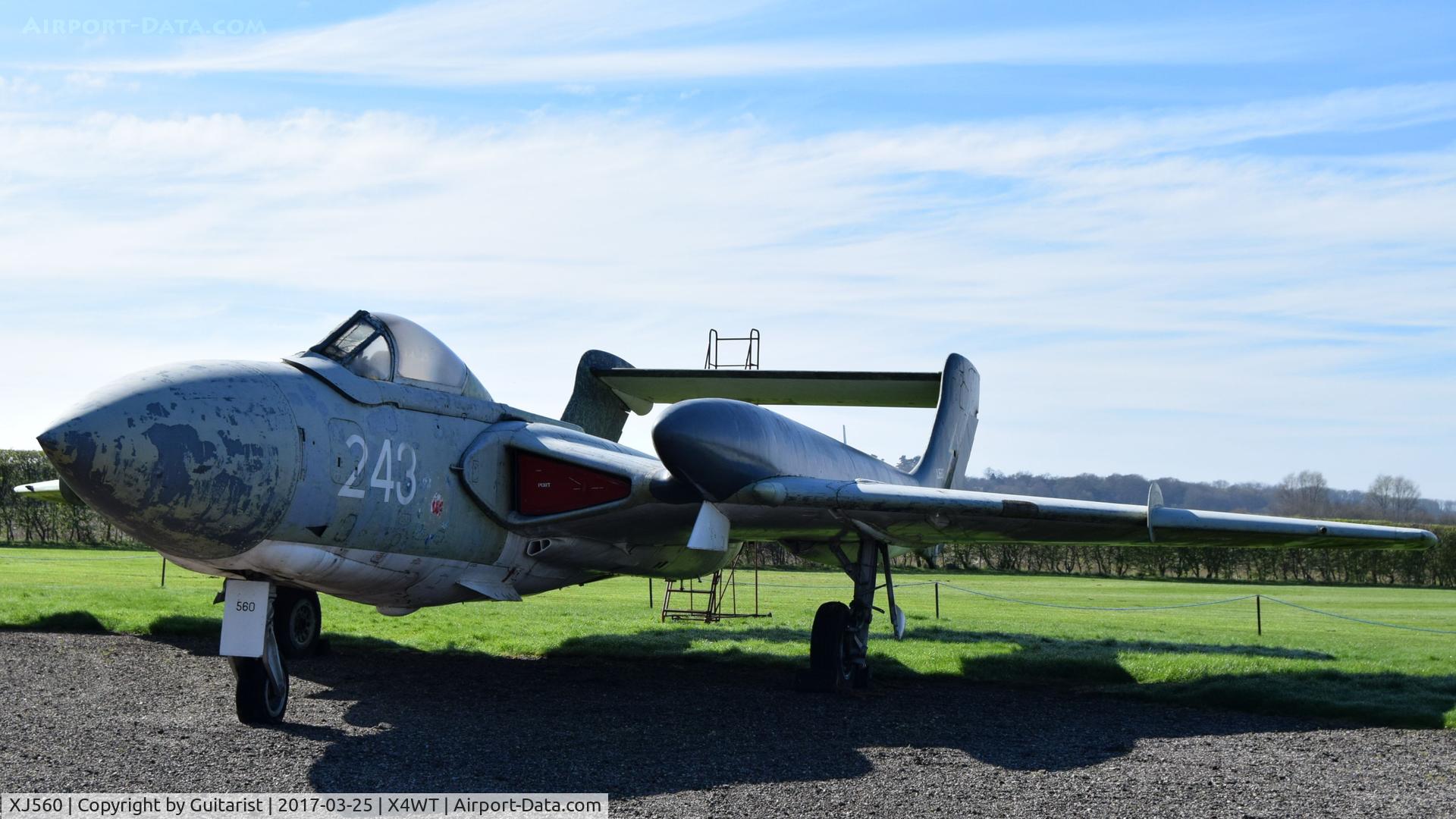 XJ560, De Havilland DH-110 Sea Vixen FAW.2 C/N 10042, At the Newark Air Museum