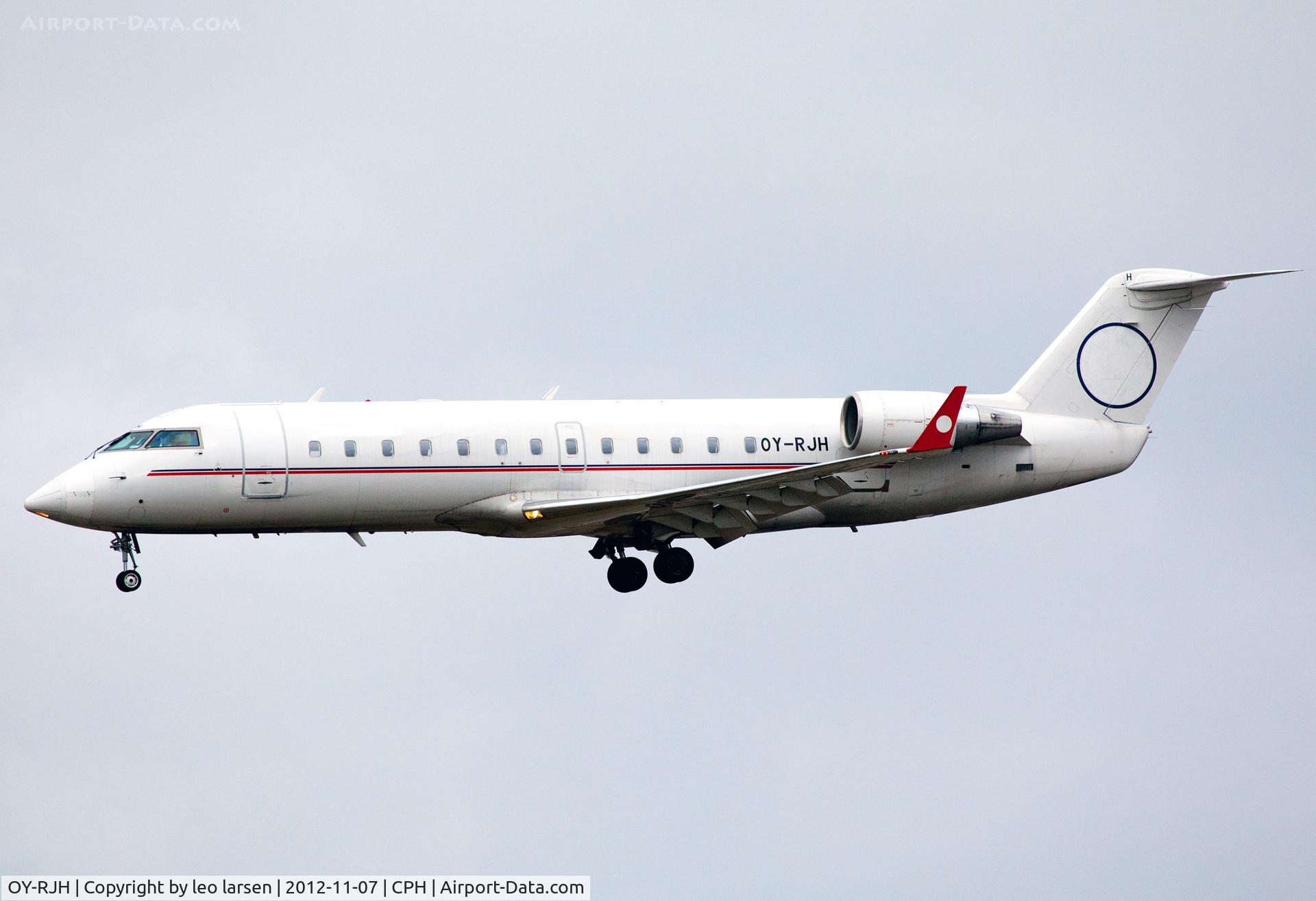 OY-RJH, 1995 Canadair CRJ-100LR (CL-600-2B19) C/N 7090, Copenhagen 7.11.2012