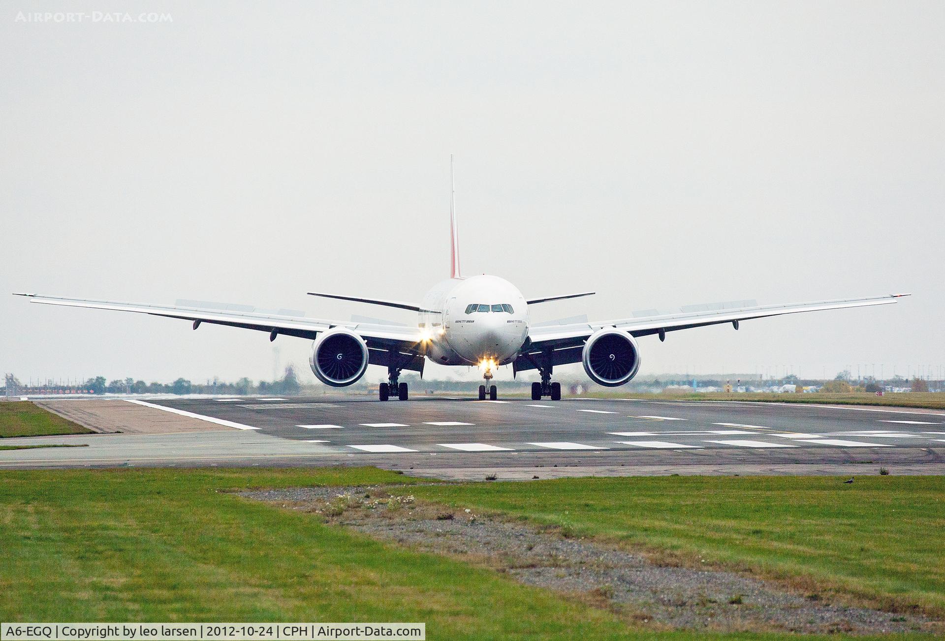 A6-EGQ, 2012 Boeing 777-31H/ER C/N 41076, Copenhagen 24.10.2012