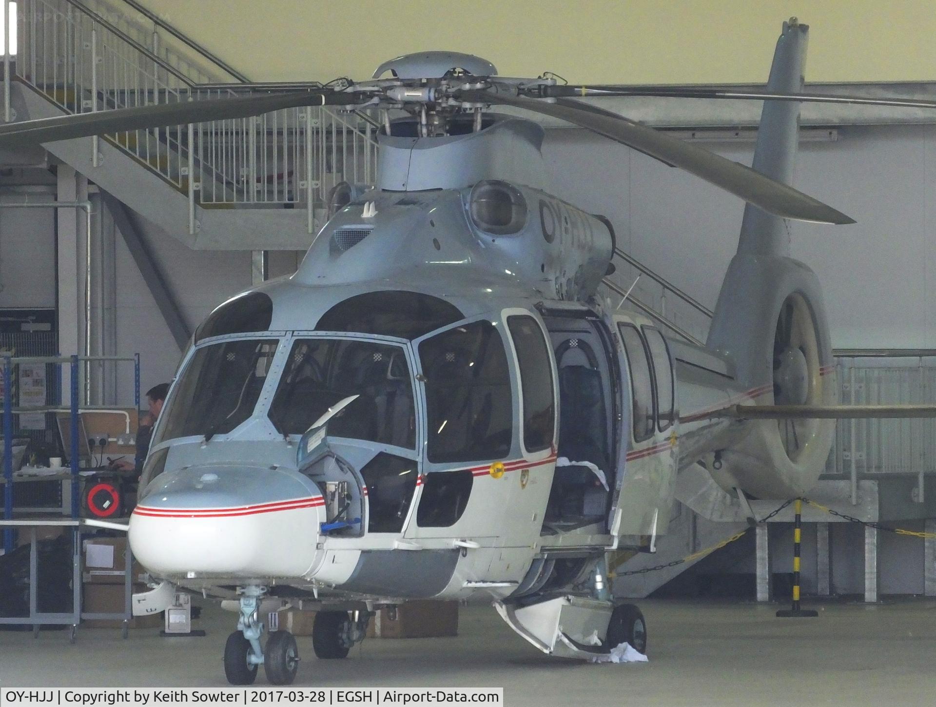OY-HJJ, 2003 Eurocopter EC-155B-1 C/N 6662, Based helicopter