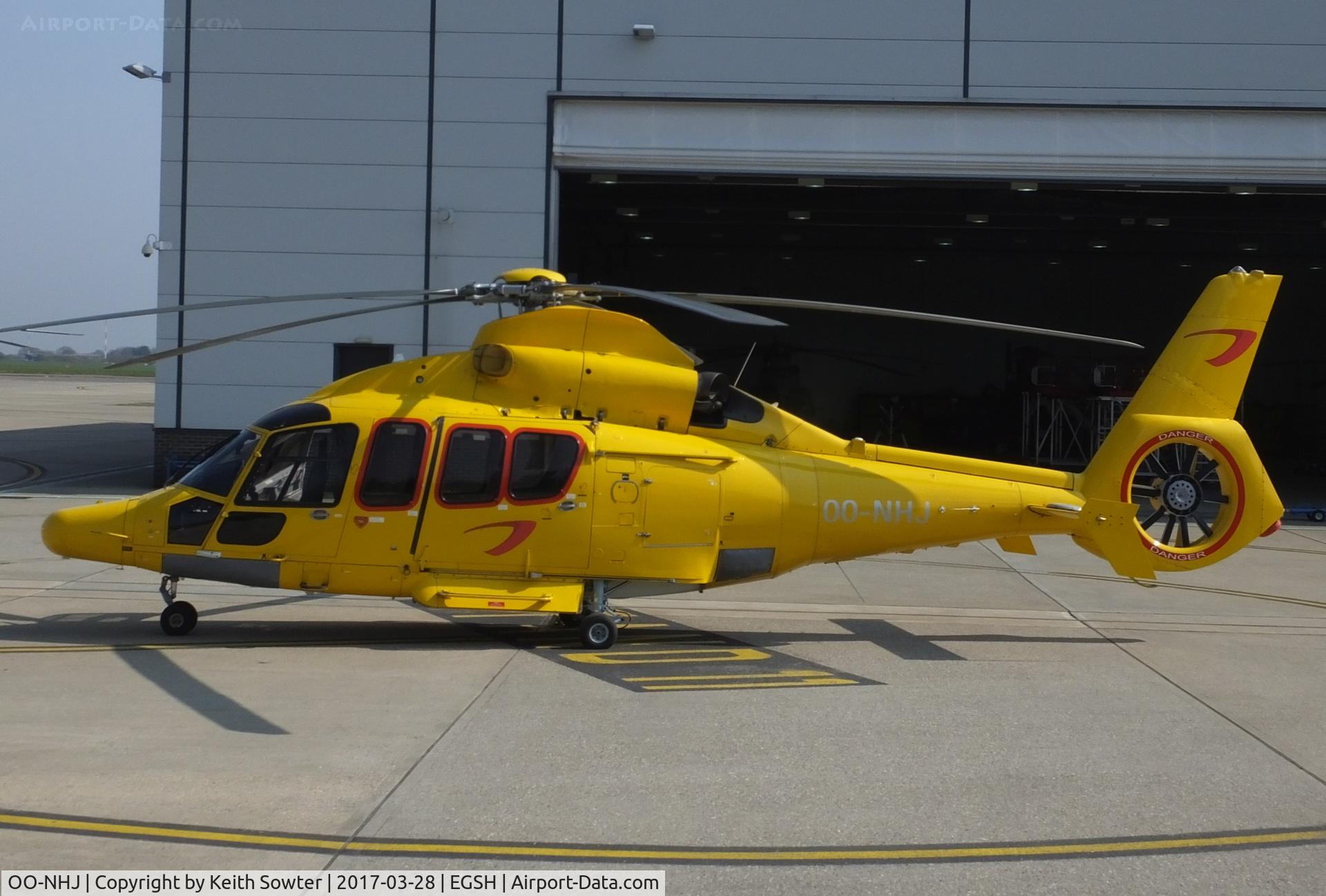OO-NHJ, 2009 Eurocopter EC-155B-1 C/N 6842, Based helicopter