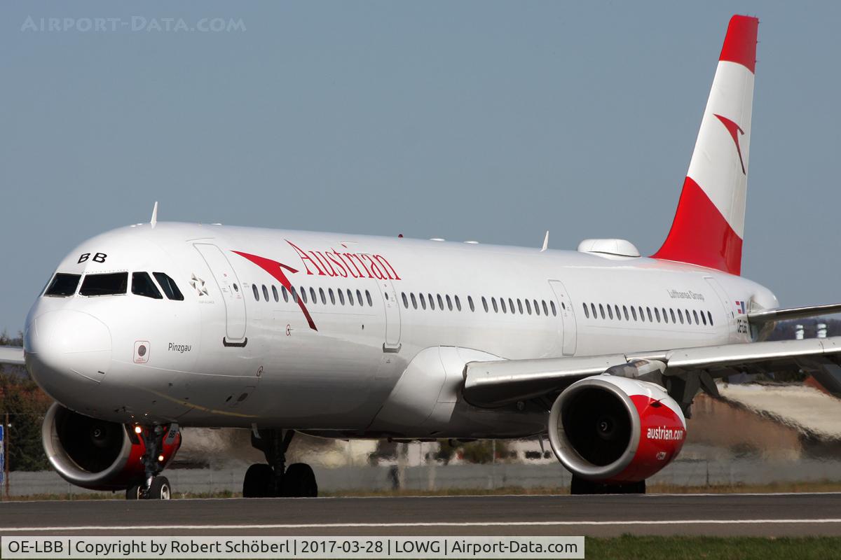 OE-LBB, 1995 Airbus A321-111 C/N 570, OE-LBB