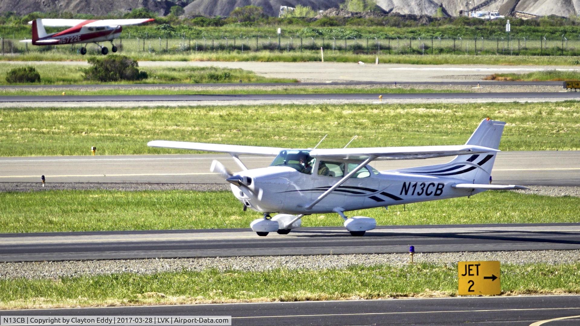N13CB, 1981 Cessna 172P C/N 17274805, Livermore Airport California 2017.