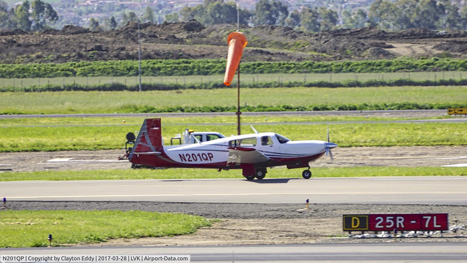 N201QP, 2006 Mooney M20TN Acclaim C/N 31-0005, Livermore Airport California 2017.