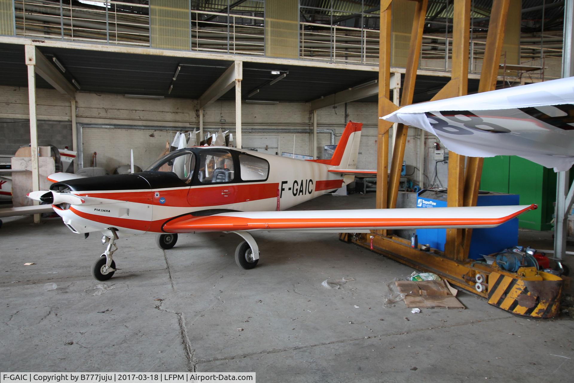 F-GAIC, 1976 Wassmer WA-81 Piranha C/N 803, at Melun
