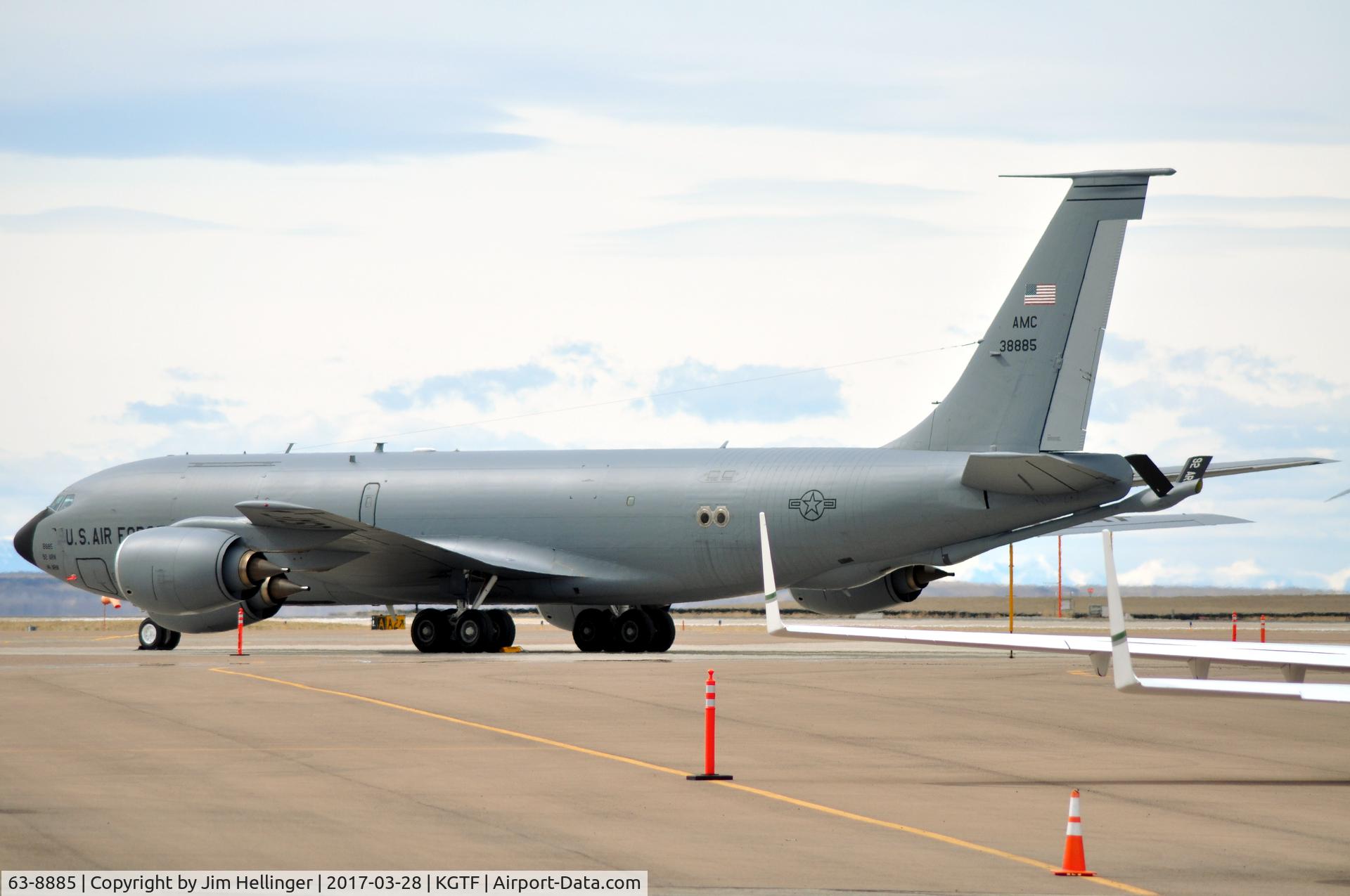 63-8885, 1963 Boeing KC-135R Stratotanker C/N 18733, 92nd Air Refueling Wing