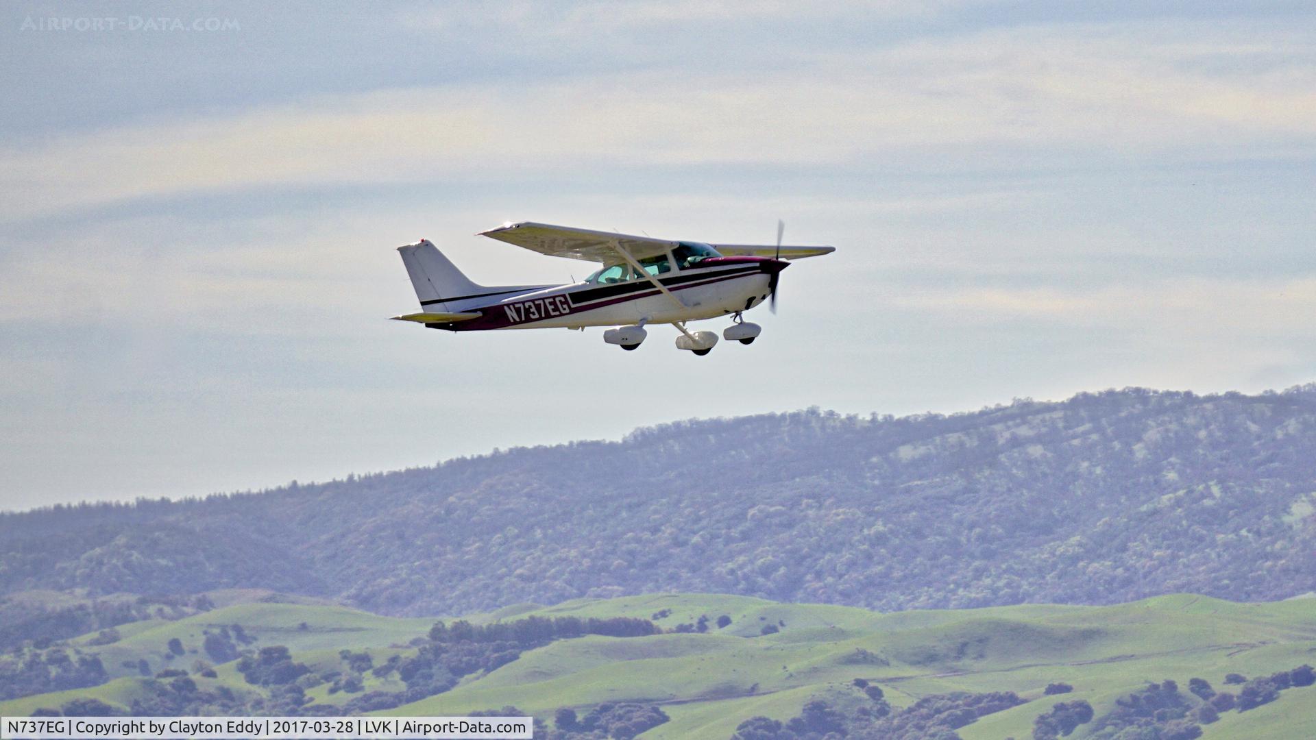 N737EG, 1977 Cessna 172N C/N 17269356, Livermore Airport California 2017.