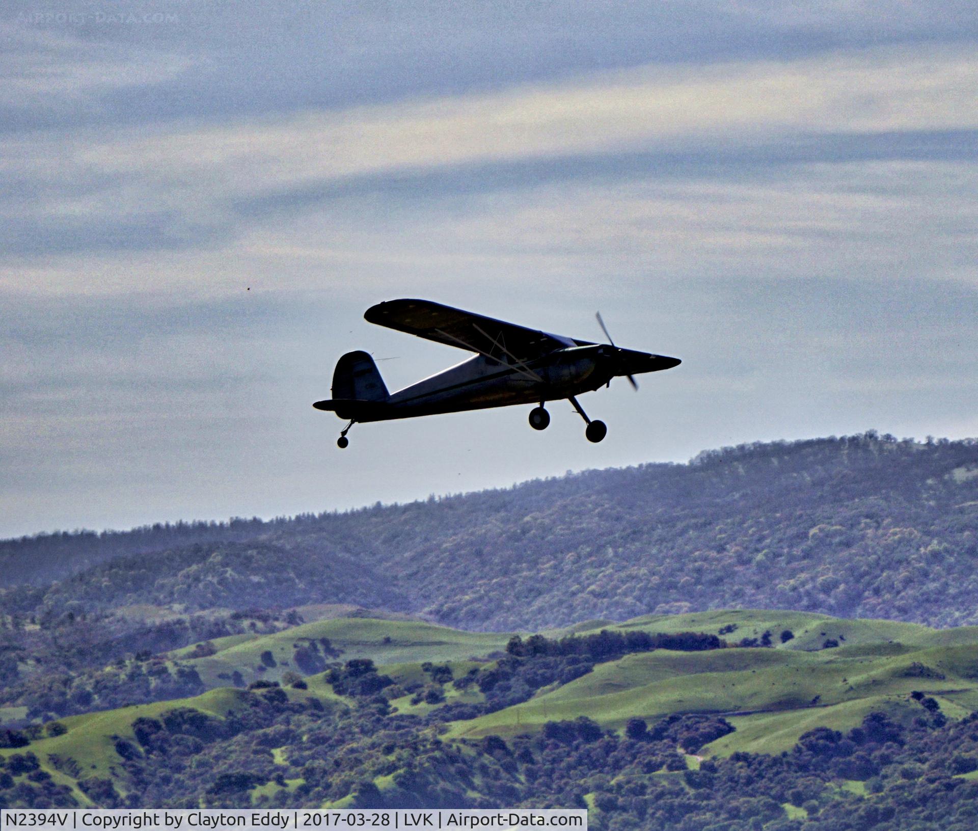 N2394V, 1948 Cessna 140 C/N 14635, Livermore Airport California 2017.