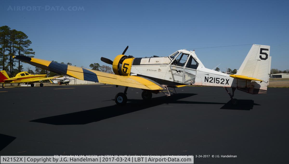 N2152X, 1993 PZL-Mielec M-18A C/N 1Z024-19, At Lumberton NC