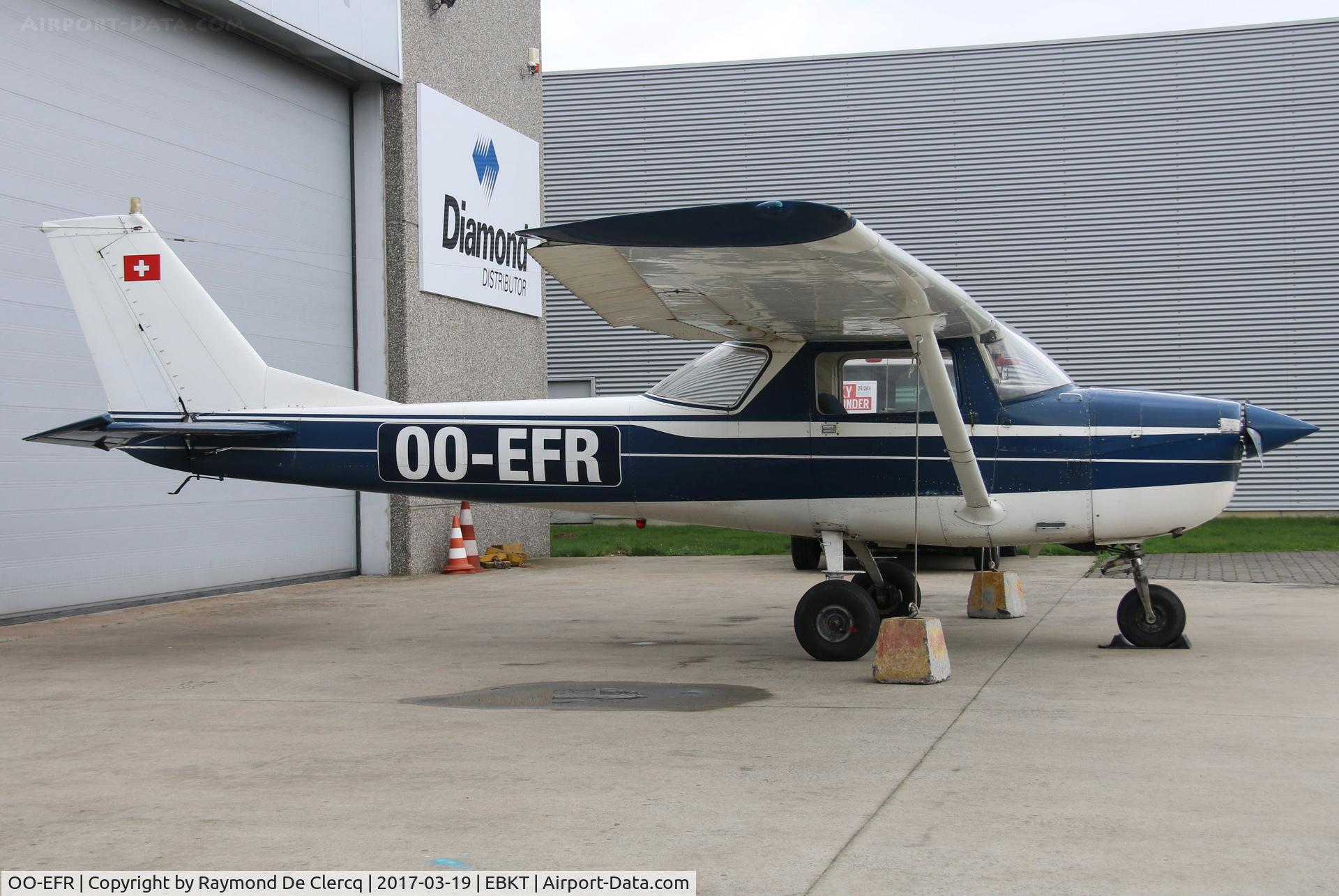 OO-EFR, 1970 Reims F150K C/N 0618, Parked at Wevelgem.